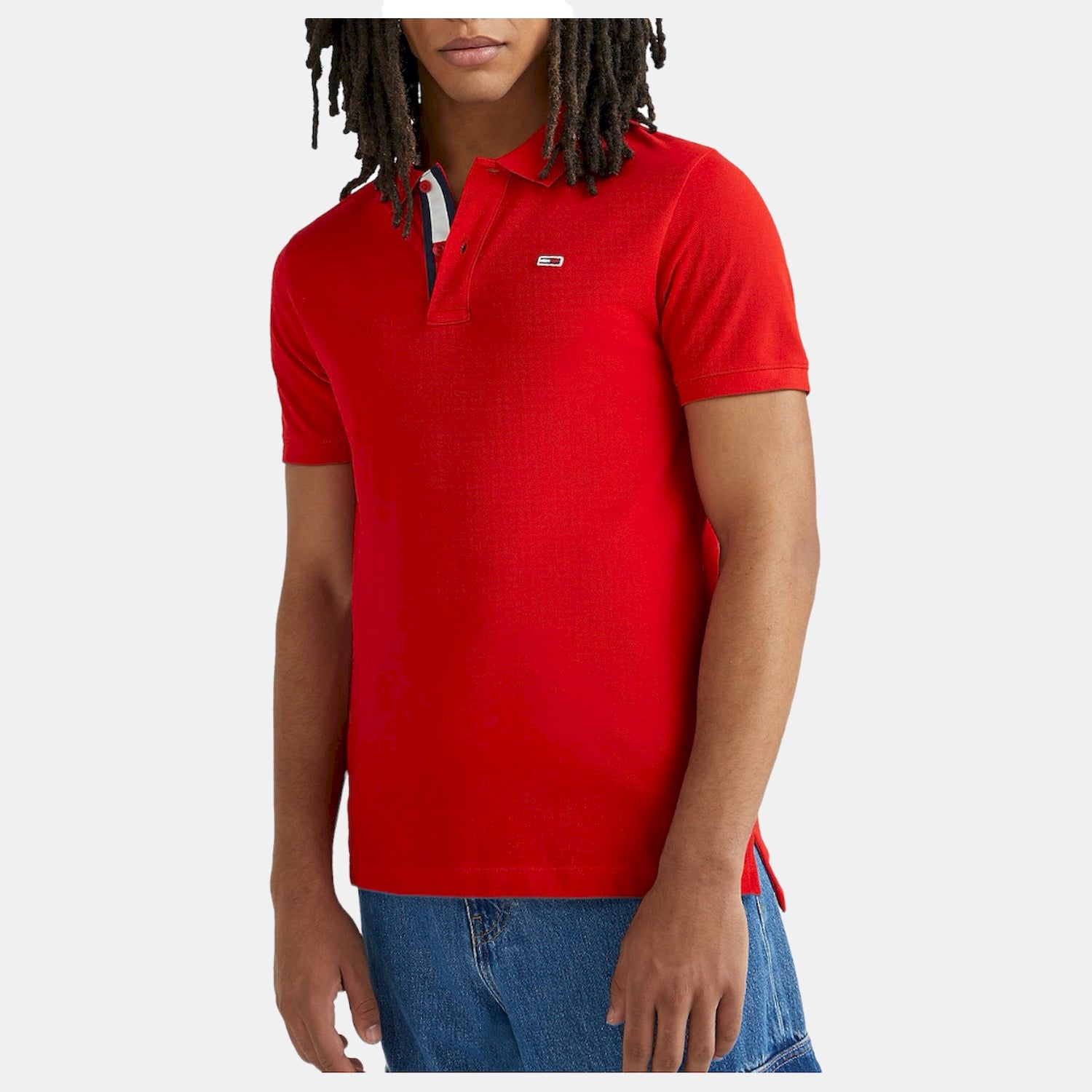 Tommy Jeans Polo Dm0dm15940 Red Vermelho_shot2