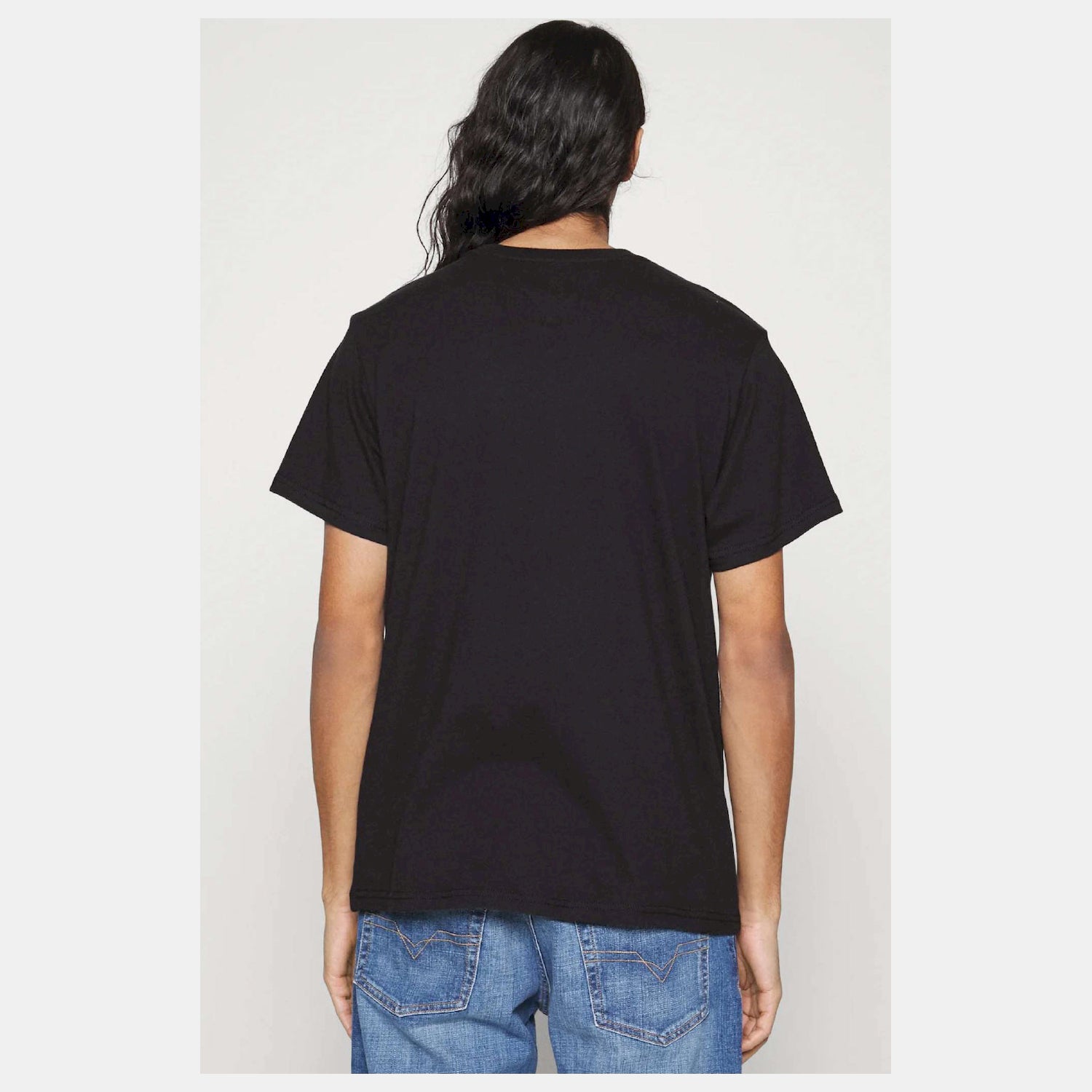 Tommy Jeans T Shirt Dm0dm16405 Black Preto_shot1