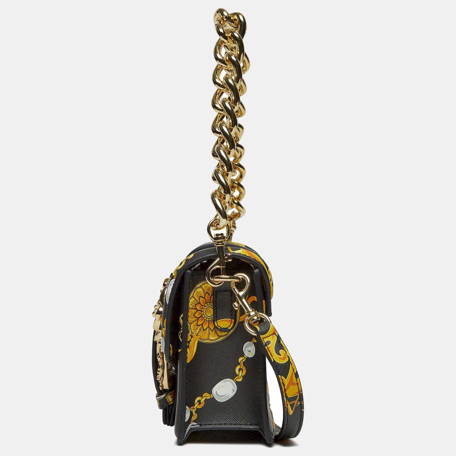 Versace Bolsa Bag 75va4bfc Blk Gold Preto Ouro_shot1