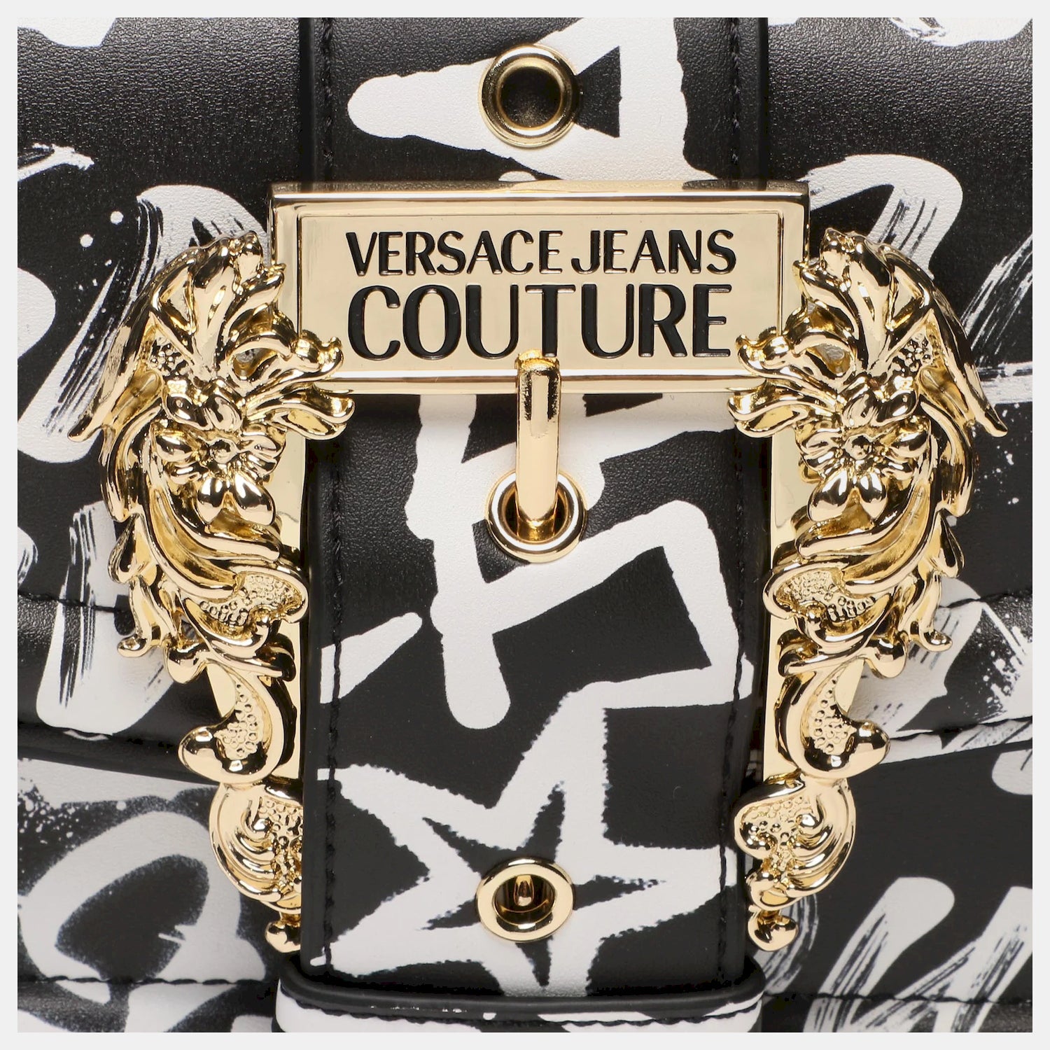 Versace Bolsa Bag 75va4bfc Blk White Preto Branco_shot1