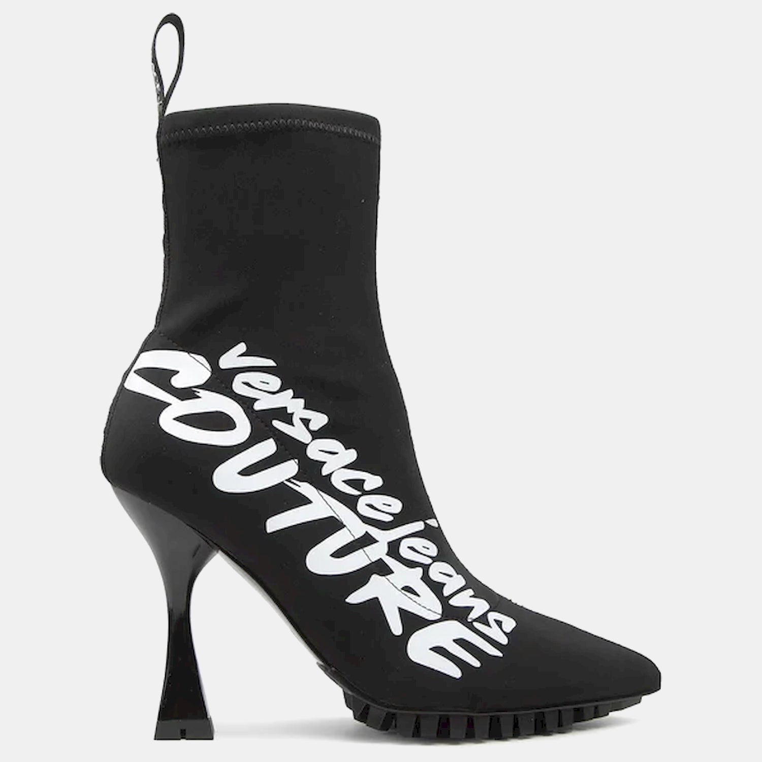 Versace Botas Boots 73va3s81 Blk White Preto Branco_shot1
