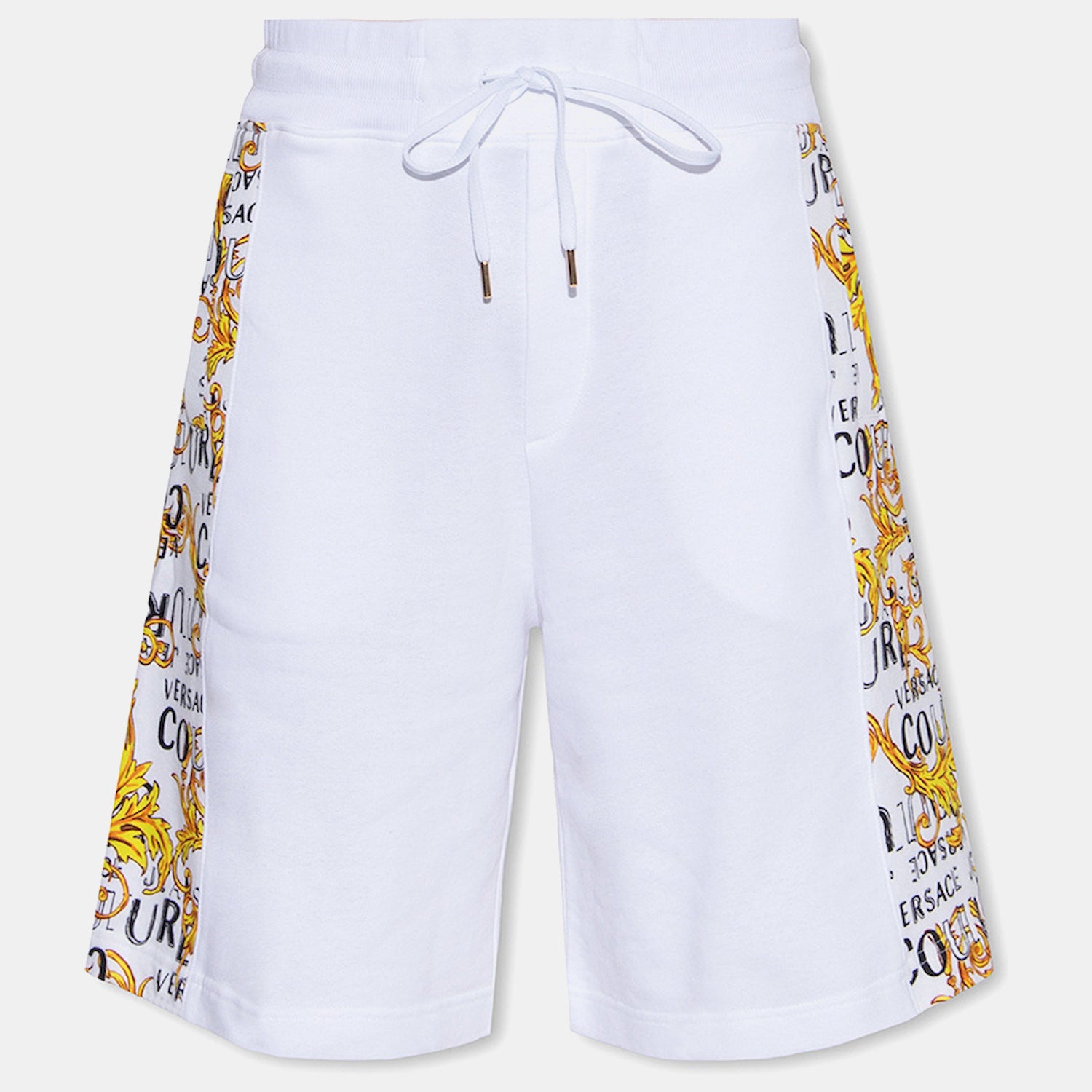 Versace Calcao Shorts 74gad3c0 Whi Gold Branco Dourado_shot1