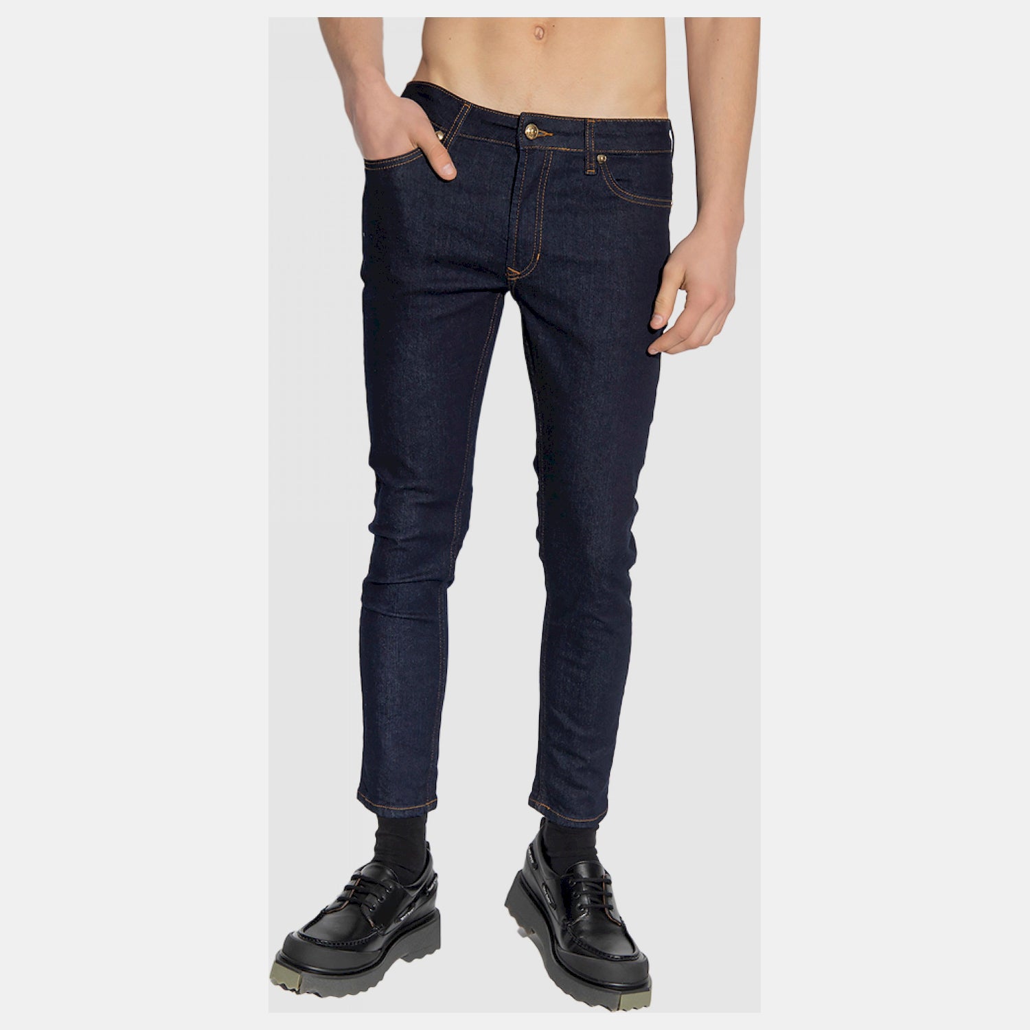 Versace Calcas Trousers 75gab540 Dark Wash Dark Wash_shot1
