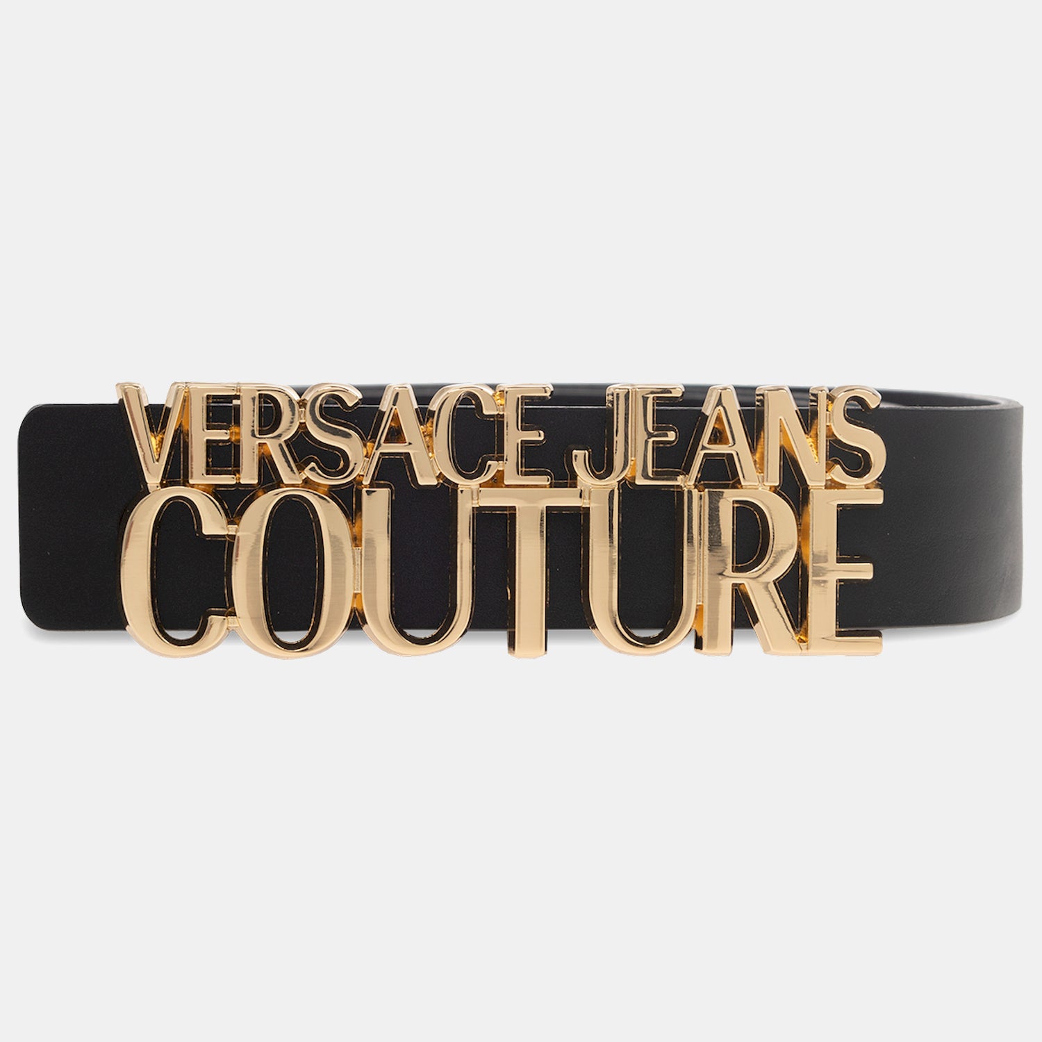 Versace Cinto Belt 75ya6f09 Blk Gold Preto Ouro_shot1