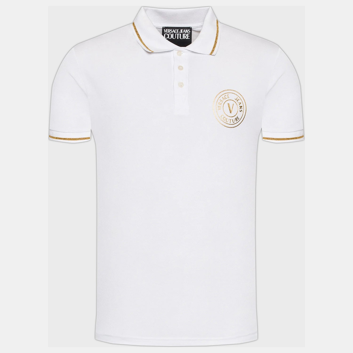 Versace Polo 73gagt01 White Branco_shot4