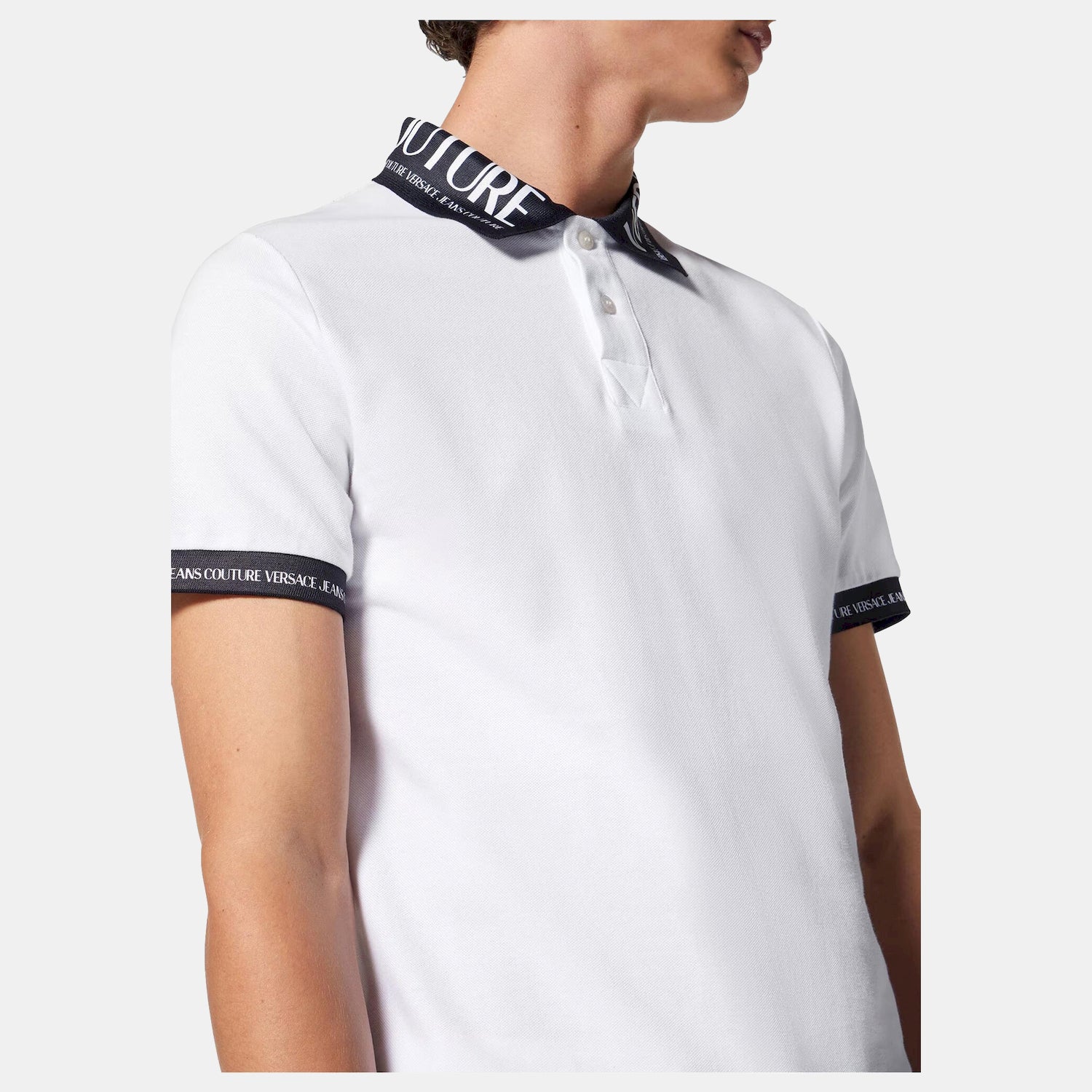 Versace Polo 74gagt02 White Branco_shot3