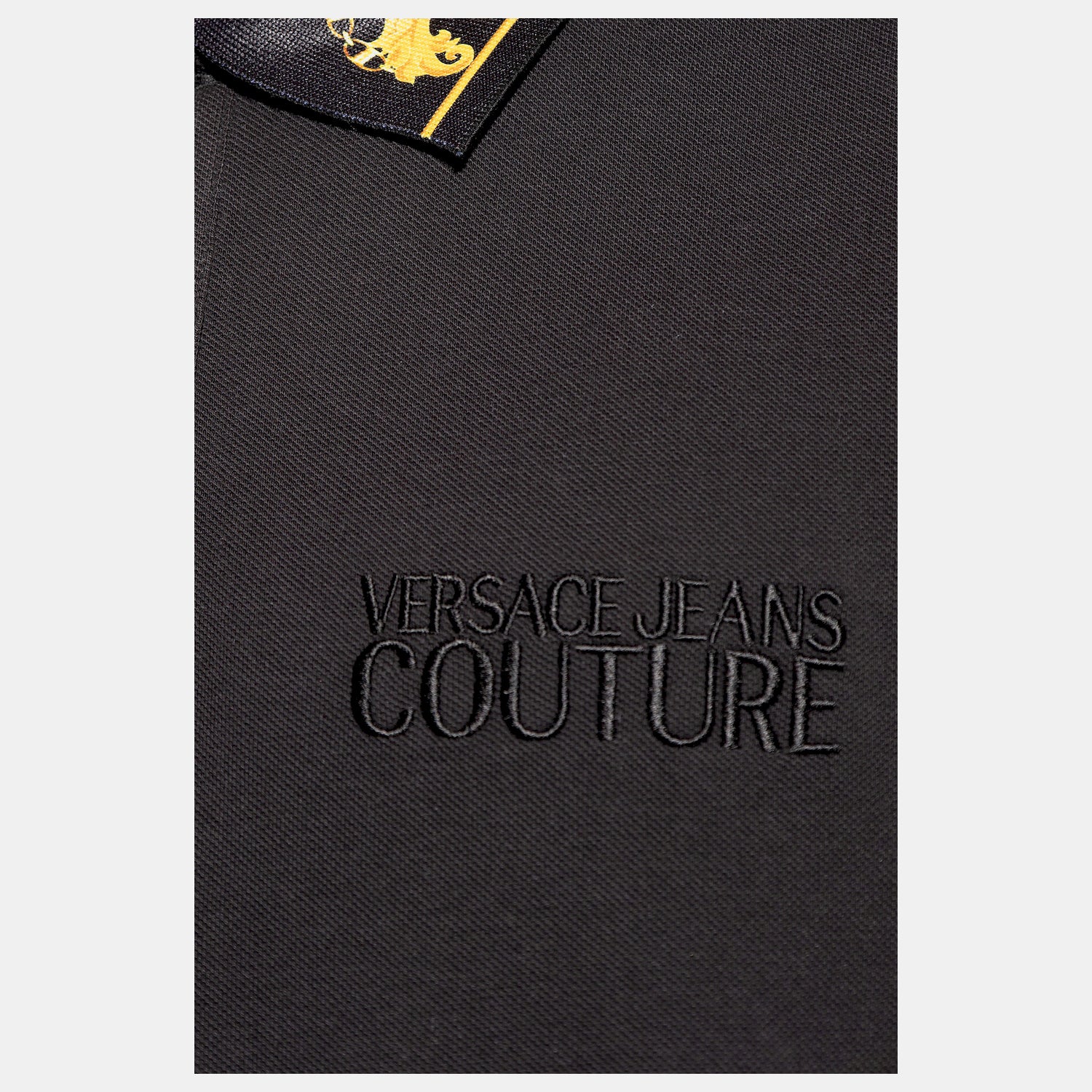 Versace Polo 75gagt05 Blk Gold Preto Ouro_shot4