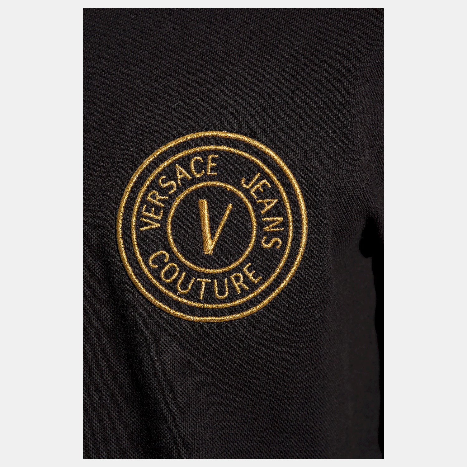 Versace Polo 75gagt06 Blk Gold Preto Ouro_shot4