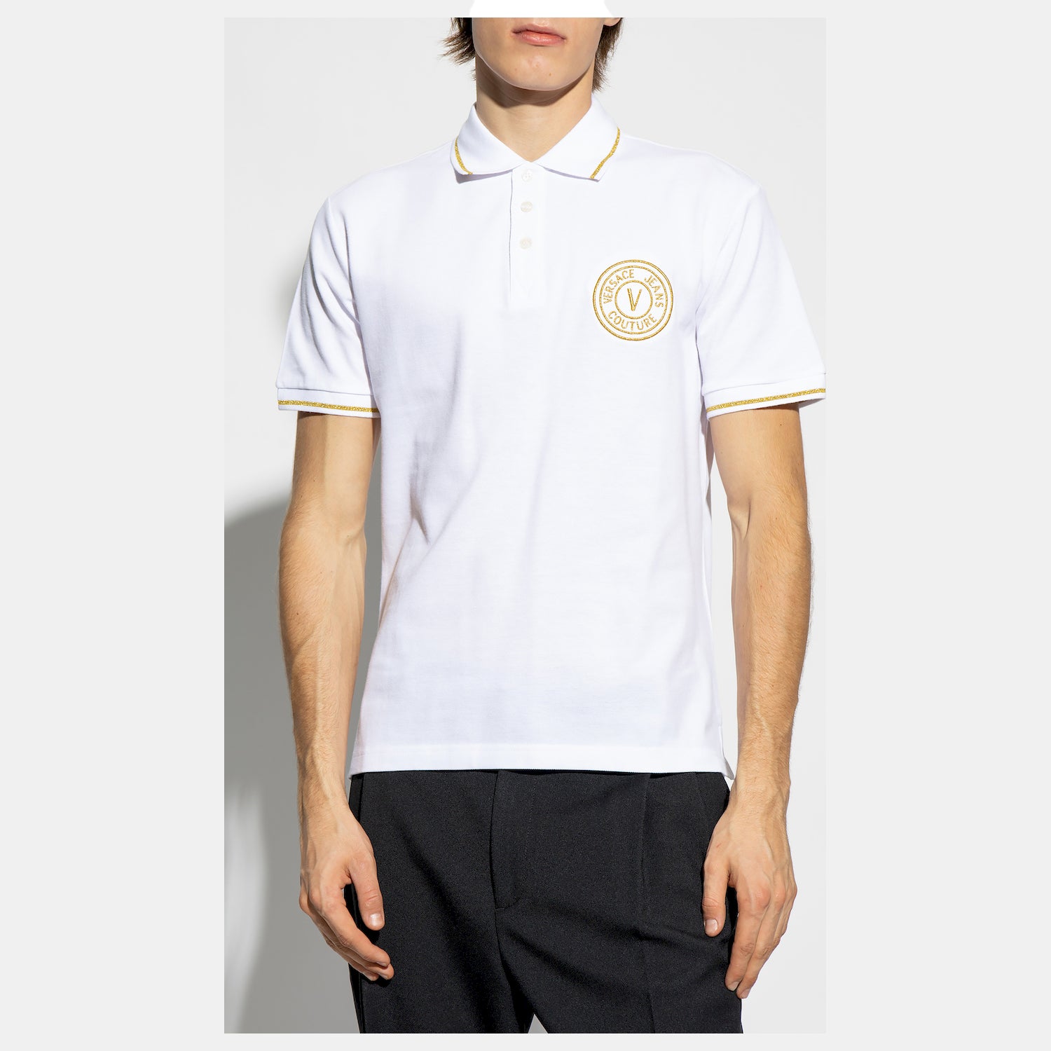 Versace Polo 75gagt06 Whi Gold Branco Dourado_shot2