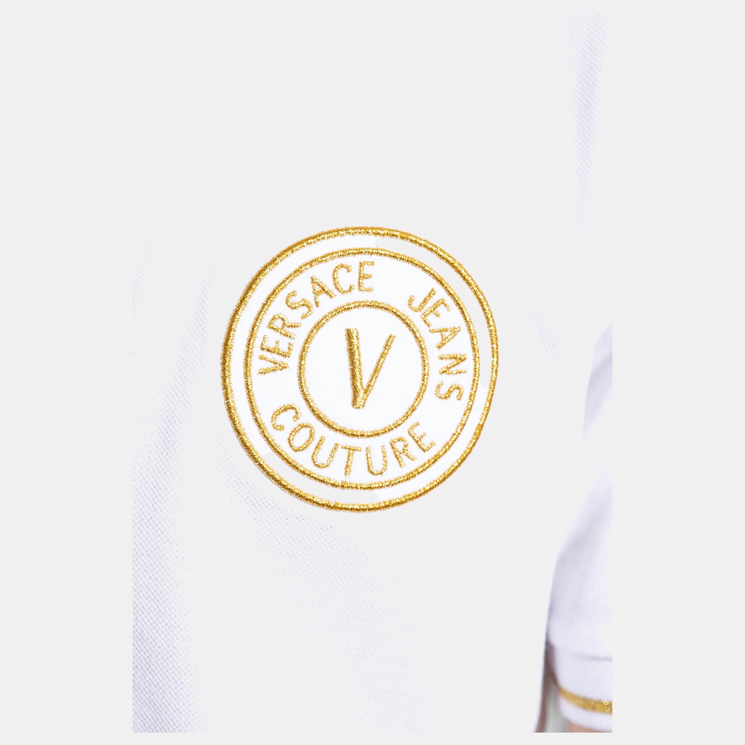 Versace Polo 75gagt06 Whi Gold Branco Dourado_shot4