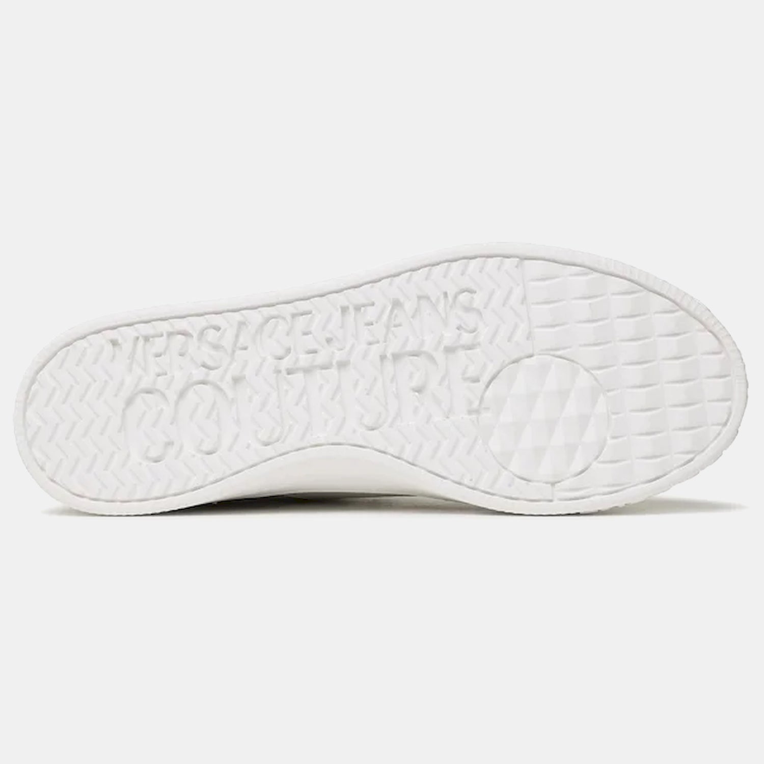 Versace Sapatilhas Sneakers Shoes 74va3ska Whi Gold Branco Dourado_shot4