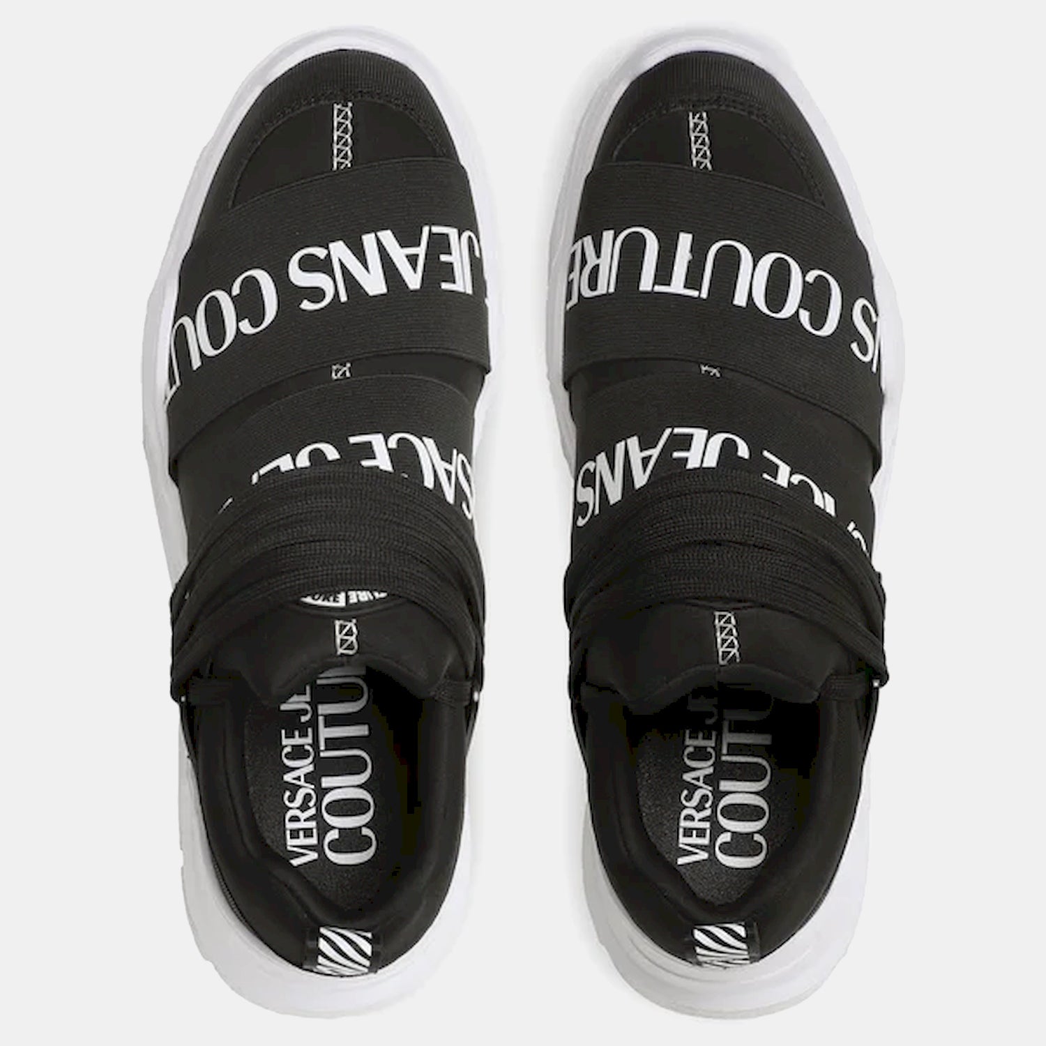 Versace Sapatilhas Sneakers Shoes 74ya3sc6 Black Preto_shot4