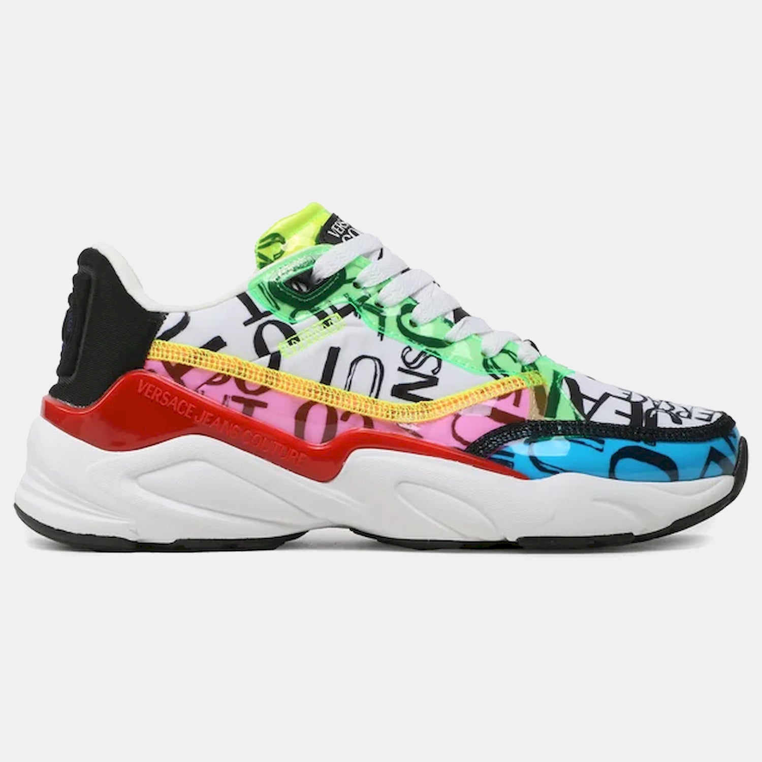 Versace Sapatilhas Sneakers Shoes 74ya3sw9 White Mult Branco Multi_shot1