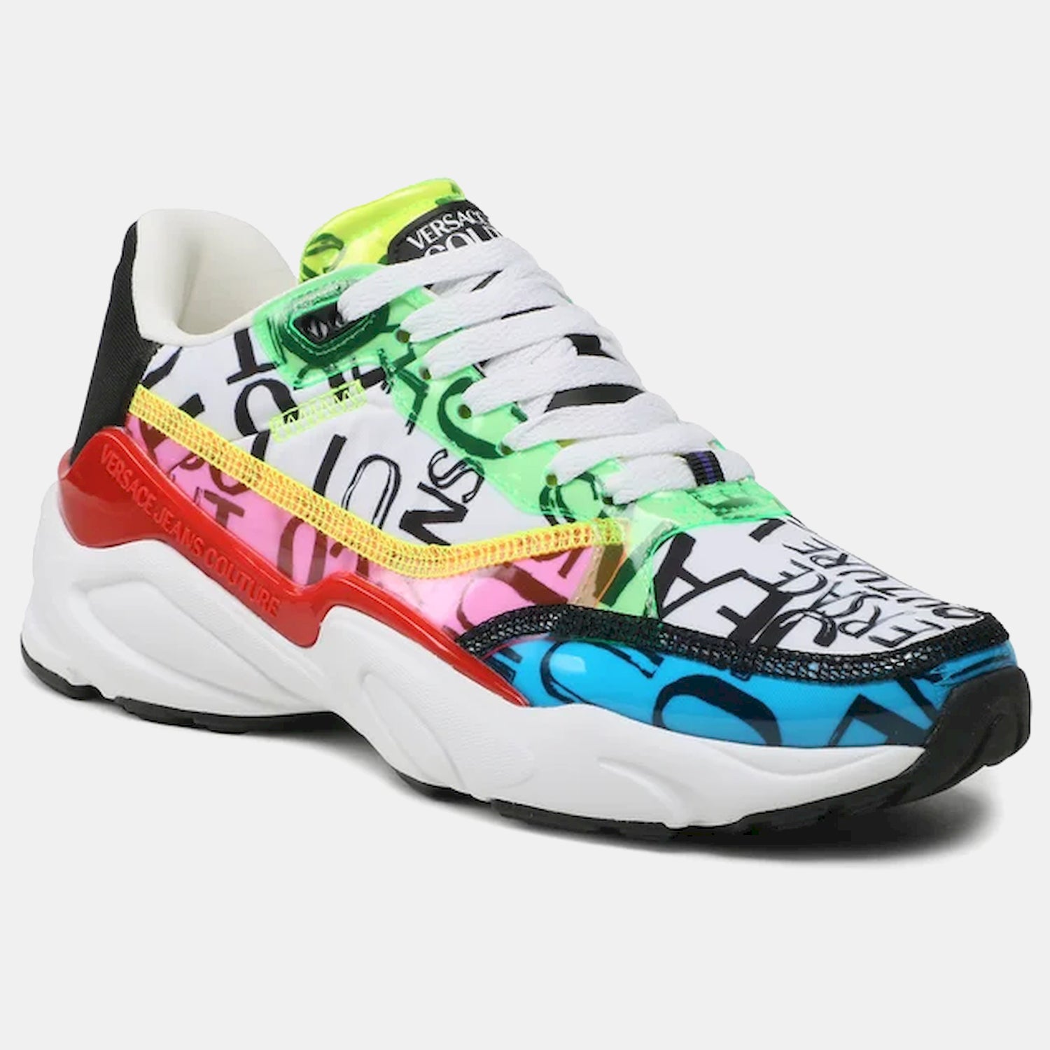 Versace Sapatilhas Sneakers Shoes 74ya3sw9 White Mult Branco Multi_shot5