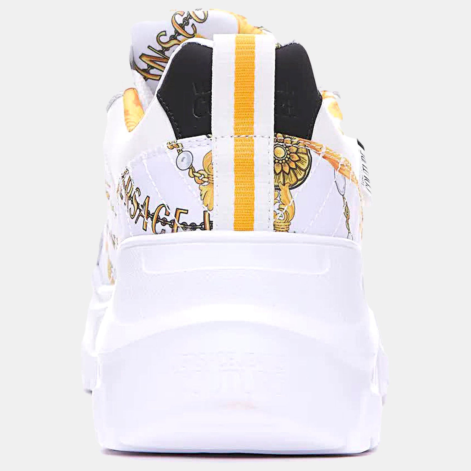 Versace Sapatilhas Sneakers Shoes 75ya3sc7 Whi Gold Branco Dourado_shot5
