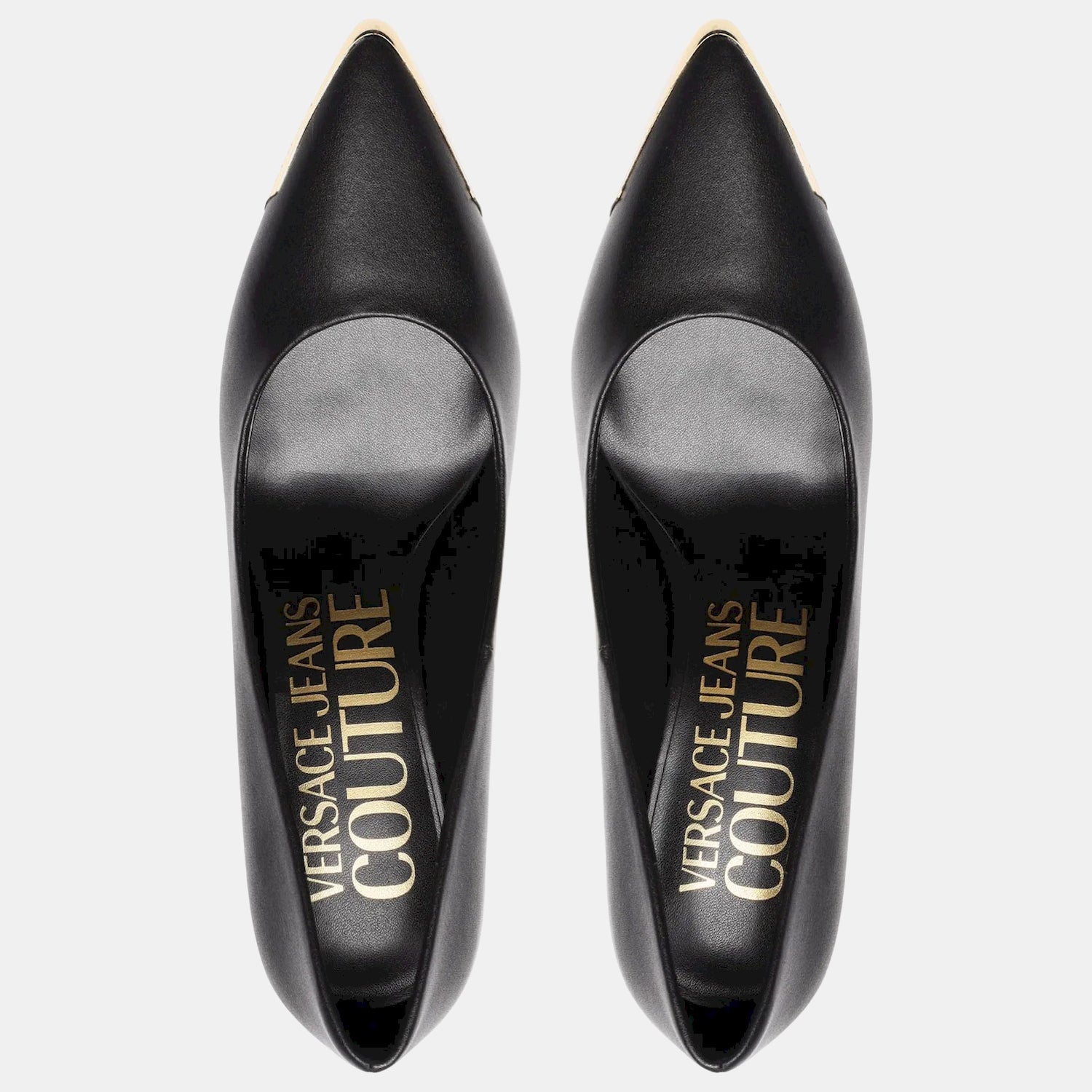 Versace Sapatos Shoes 75va3s50 Blk Gold Preto Ouro_shot4