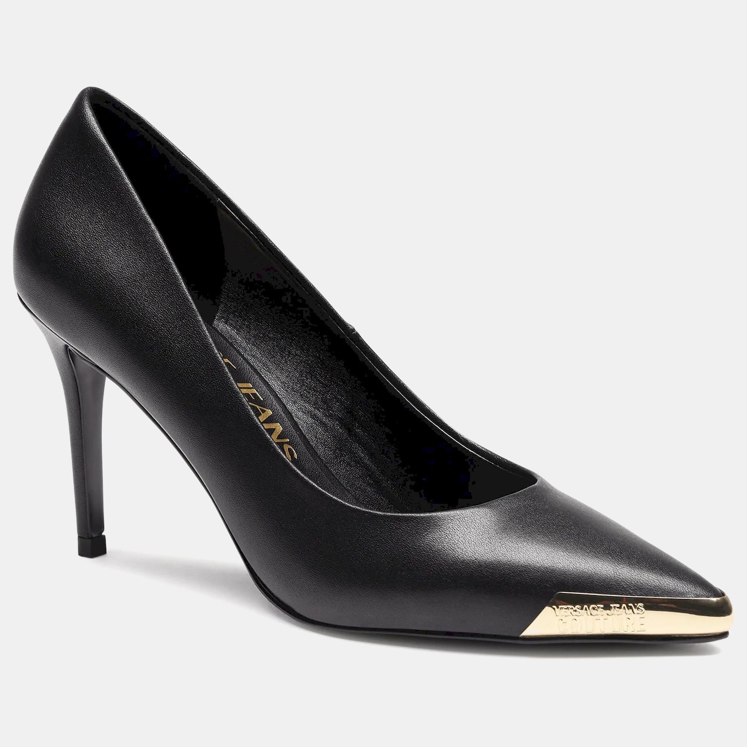 Versace Sapatos Shoes 75va3s50 Blk Gold Preto Ouro_shot6