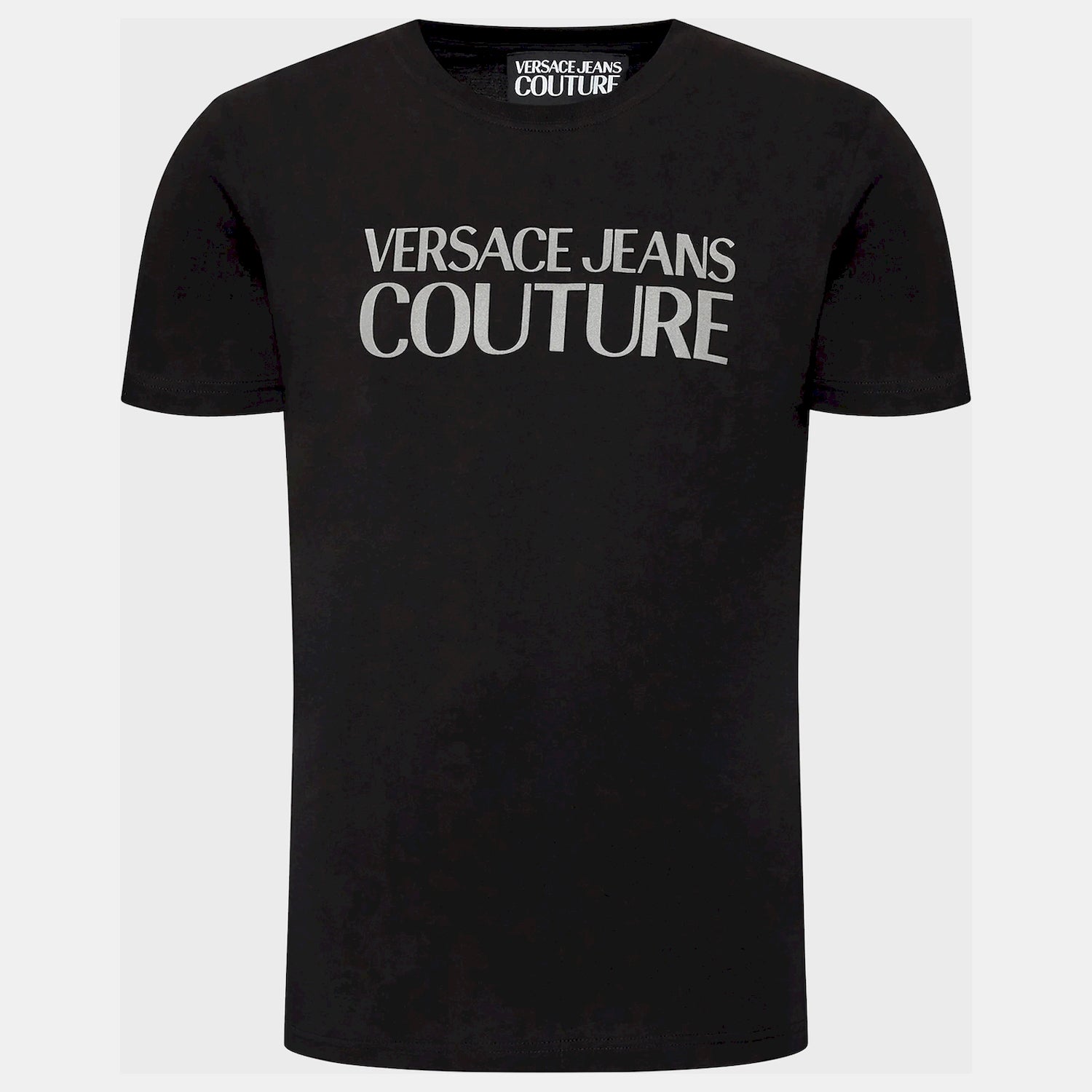 Versace T Shirt 73gaht01 Blk Platin Preto Platin_shot3