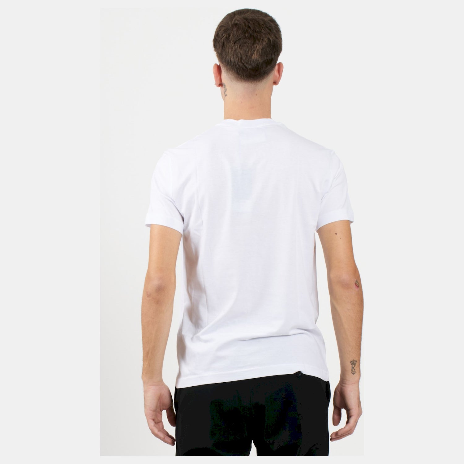 Versace T Shirt 73gaht01 Whi Gold Branco Dourado_shot2