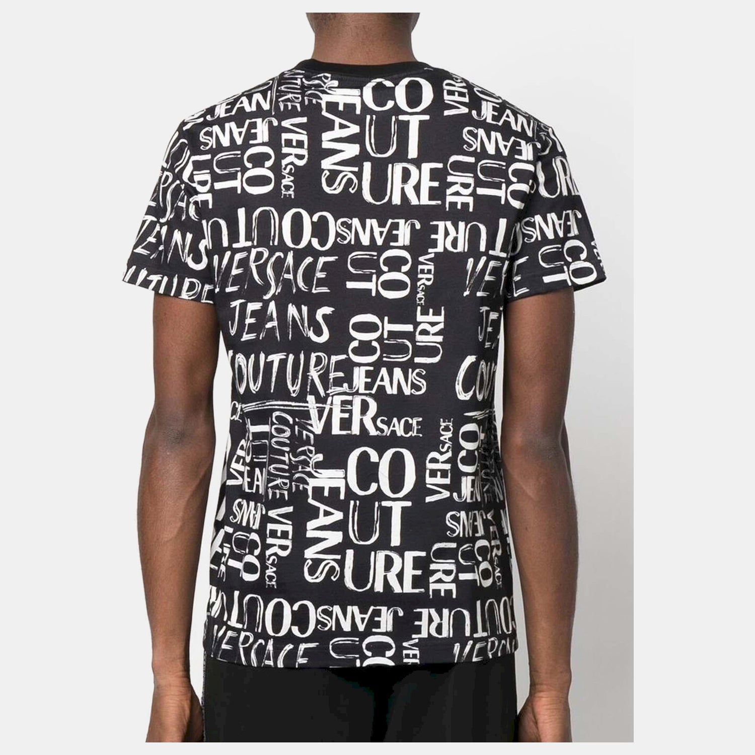 Versace T Shirt 74gah6s2 Black Preto_shot3