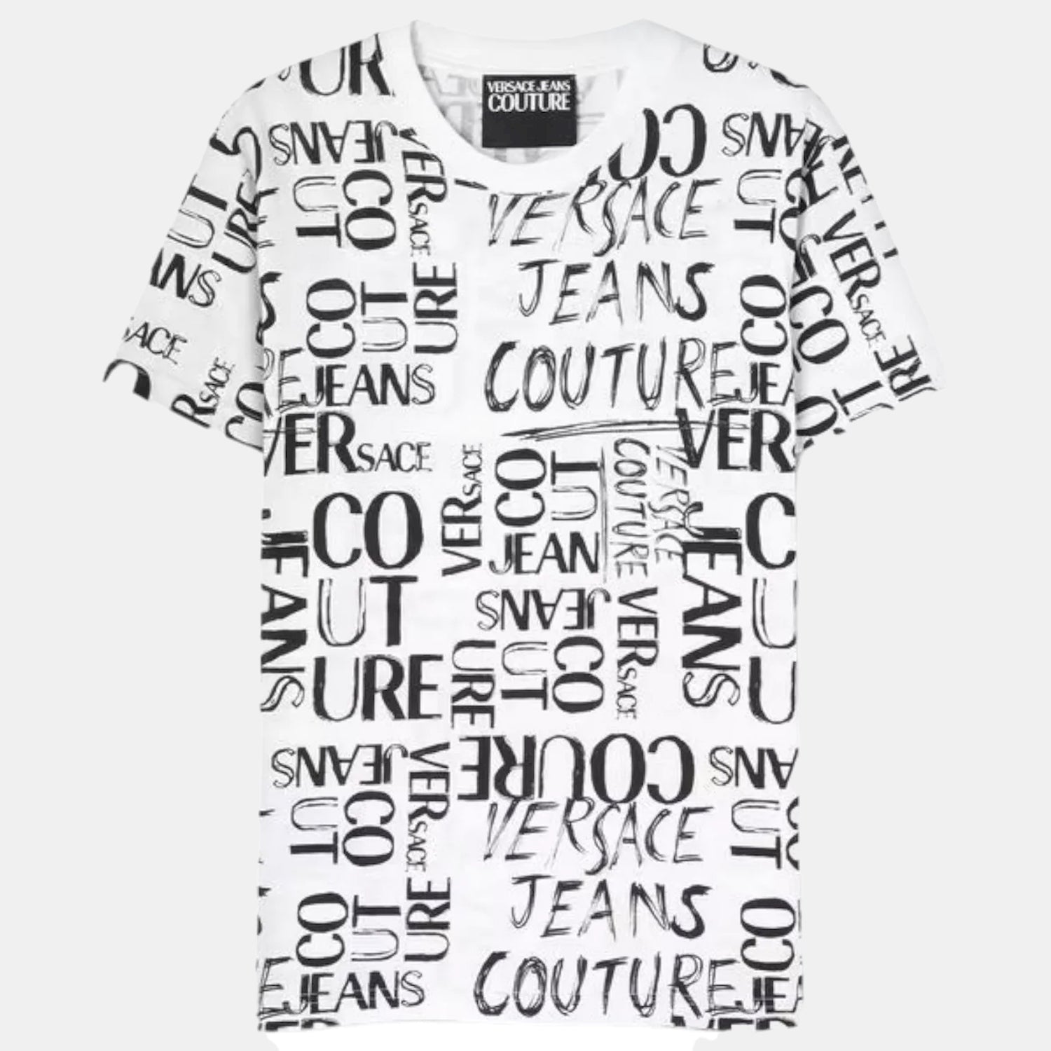 Versace T Shirt 74gah6s2 White Branco_shot1