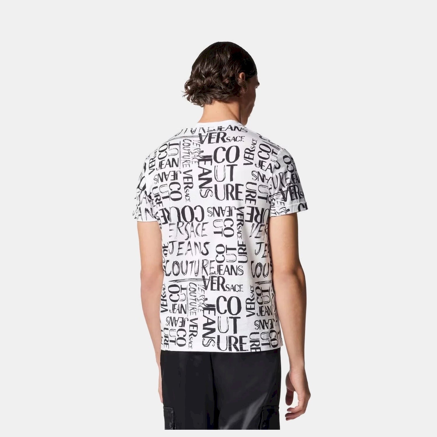 Versace T Shirt 74gah6s2 White Branco_shot2