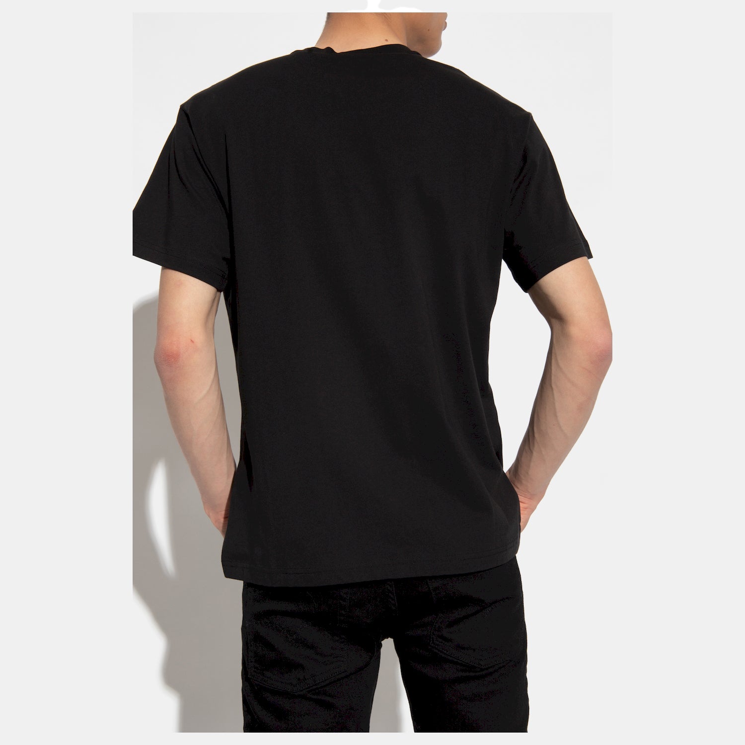 Versace T Shirt 75gahf04 Blk Platin Preto Platin_shot3