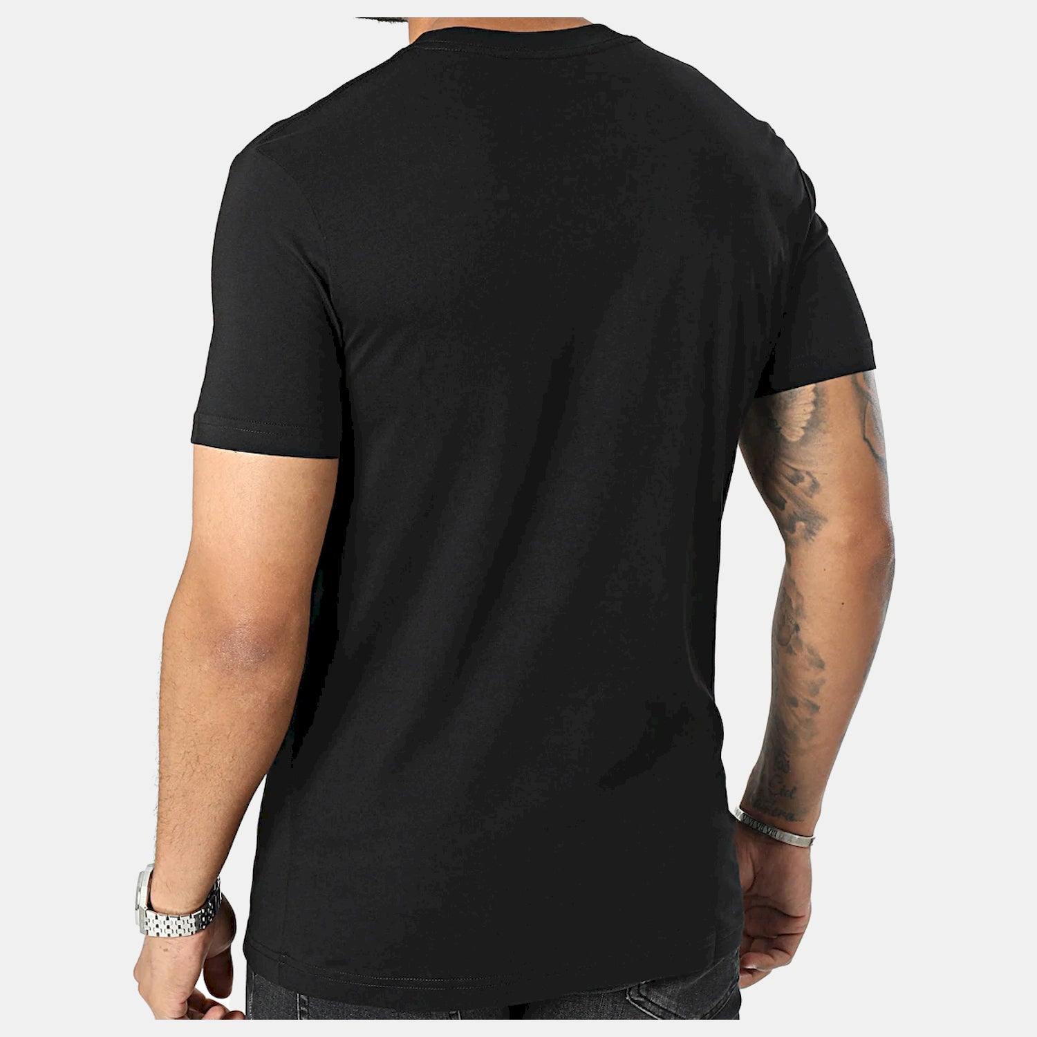 Versace T Shirt 75gaht01 Blk Gold Preto Ouro_shot4