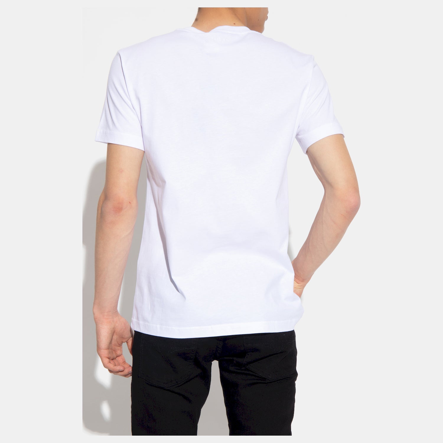Versace T Shirt 75gaht01 Whi Gold Branco Dourado_shot3