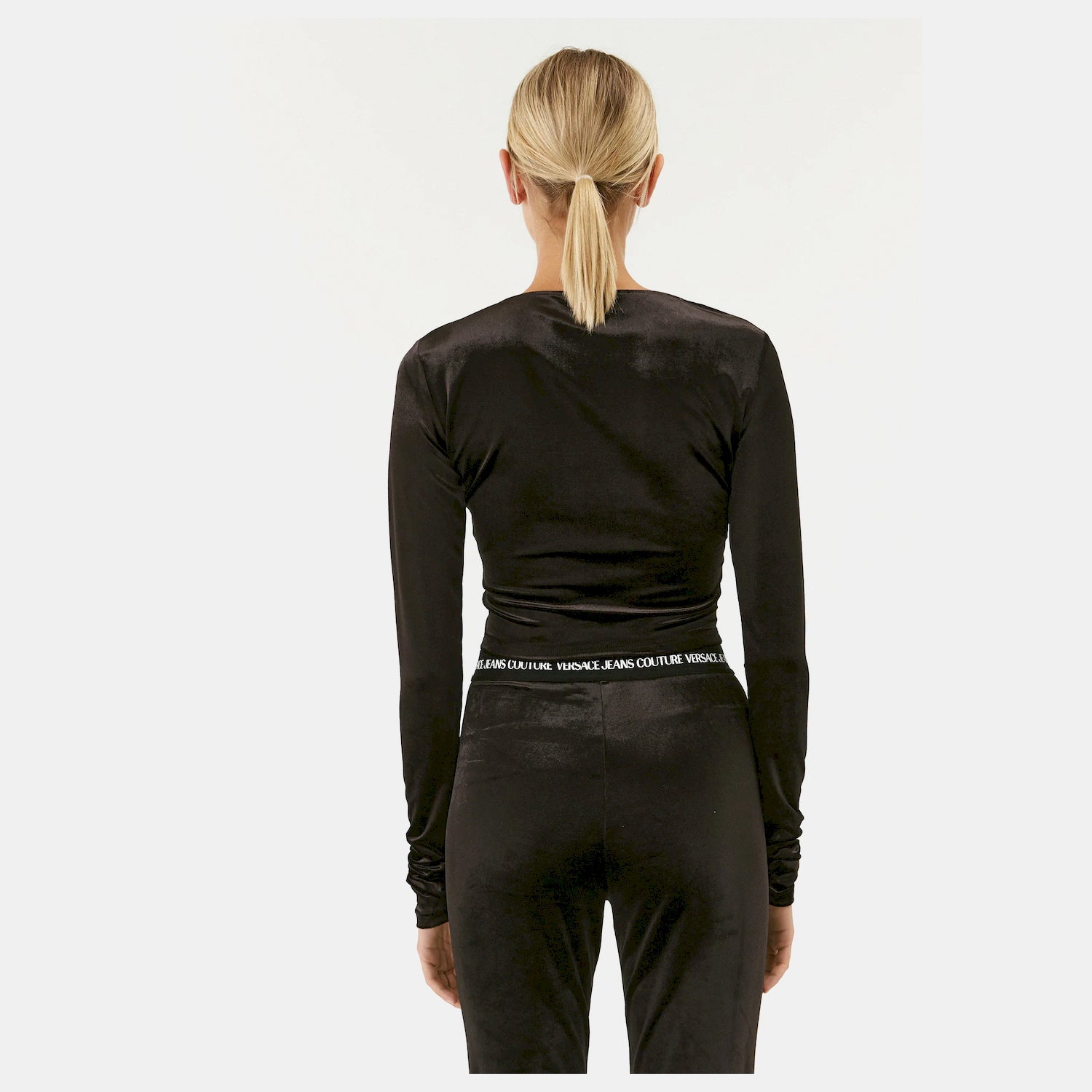 Versace Top 75hah605 Black Preto_shot2