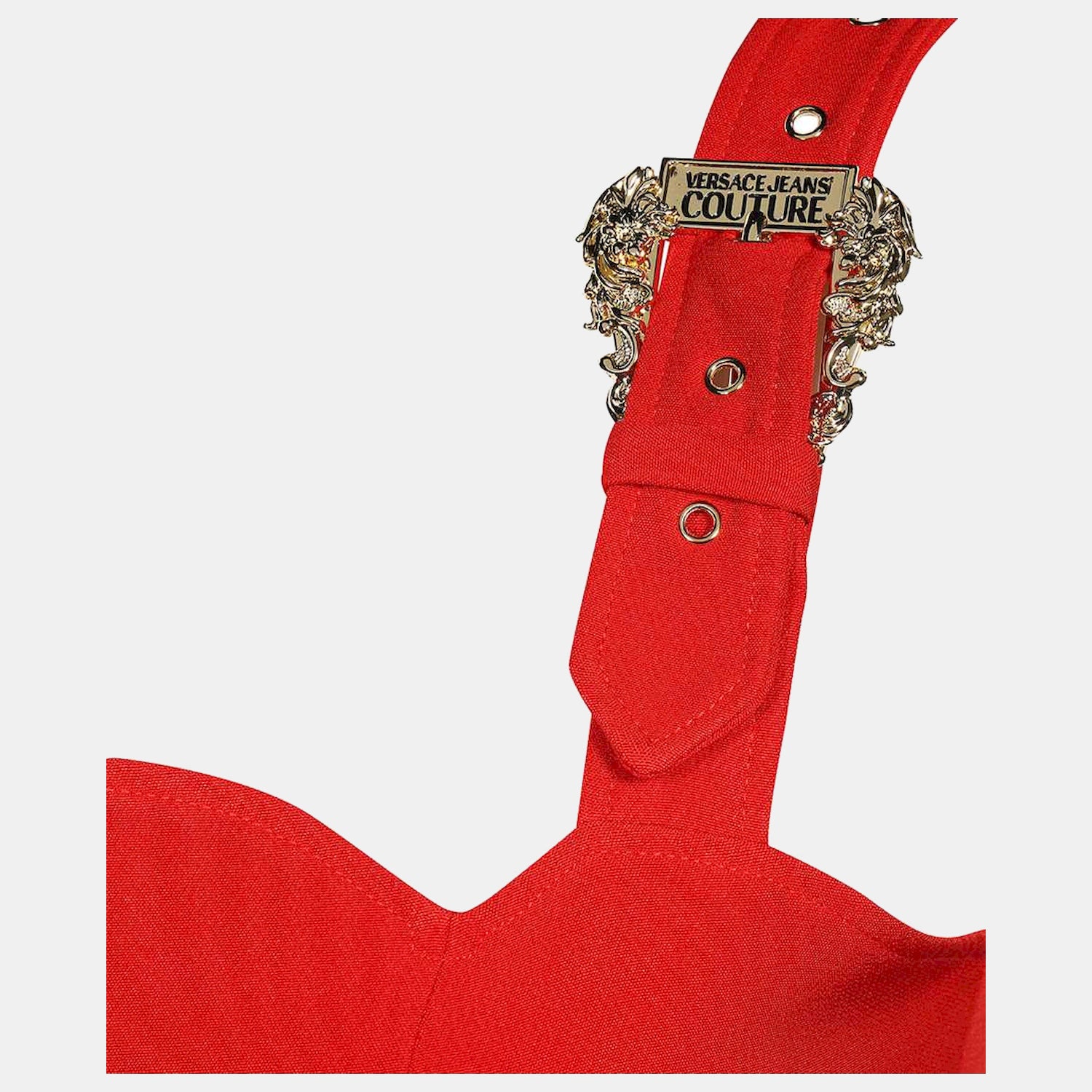 Versace Vestido Dress 74hao935 Red Vermelho_shot2