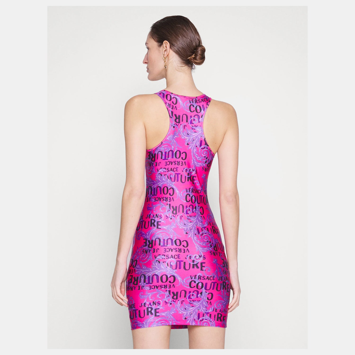 Versace Vestido  Dress 74hao944 Pink Rosa_shot1