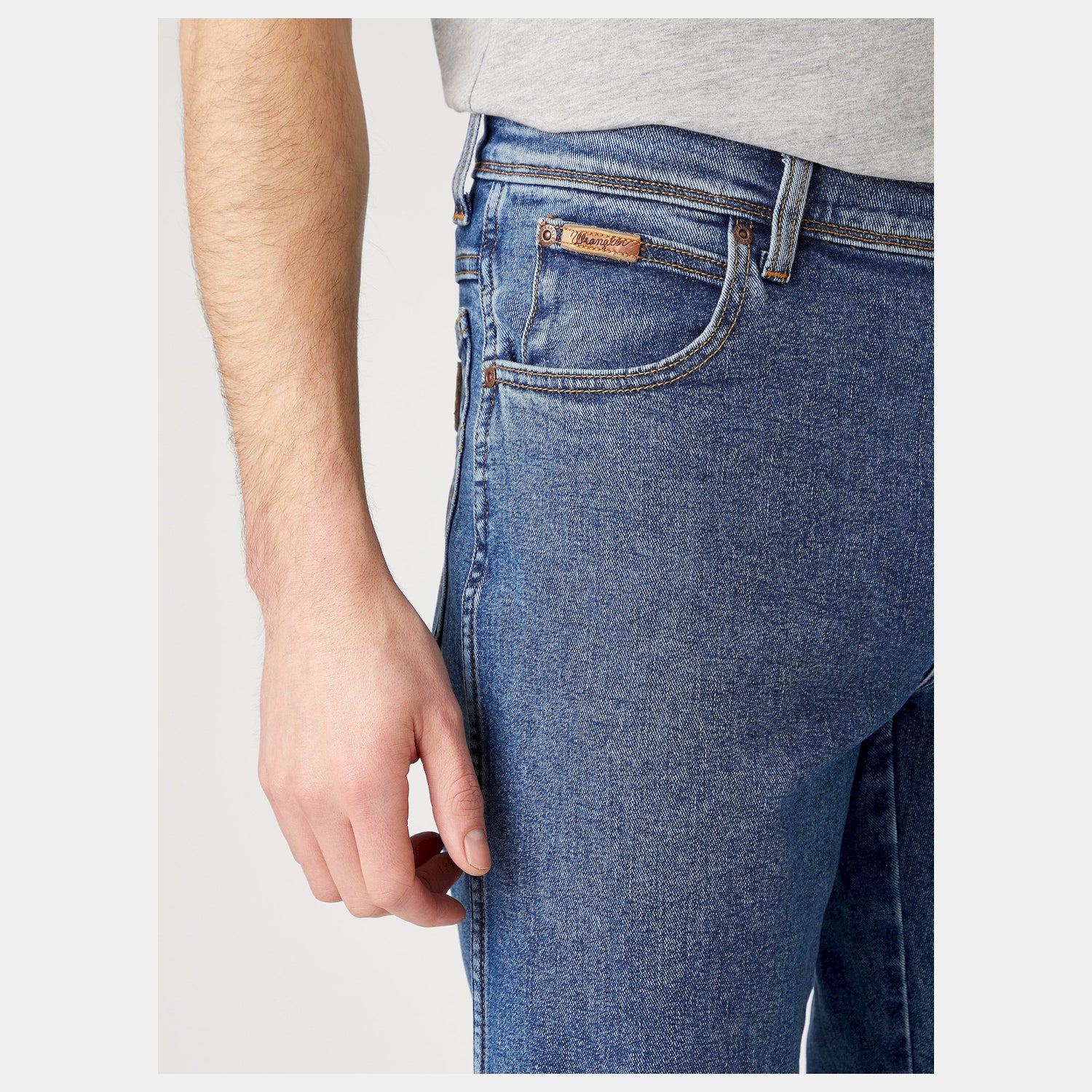 Wrangler Calcas Trousers W12s33010 Stone Stone_shot5
