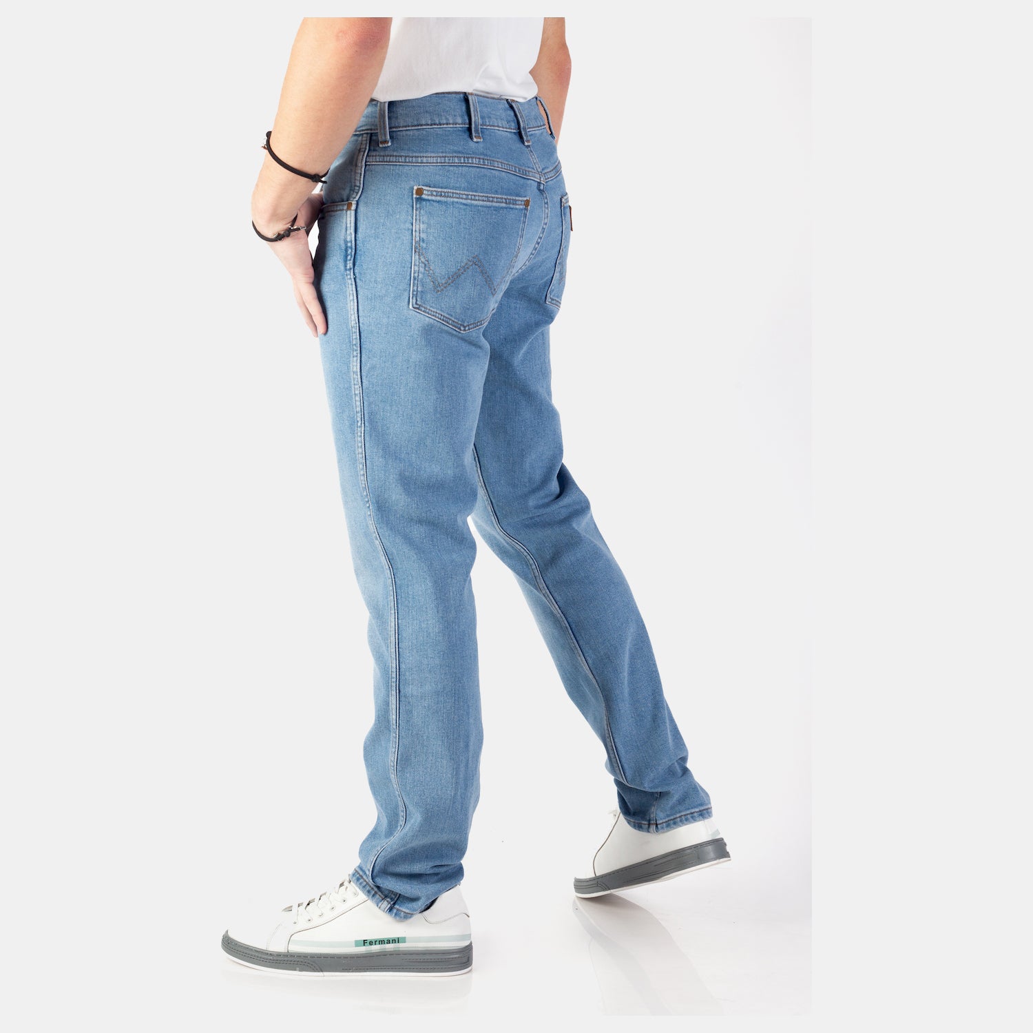 Wrangler Calcas Trousers W15q Light Wash Light Wash_shot5