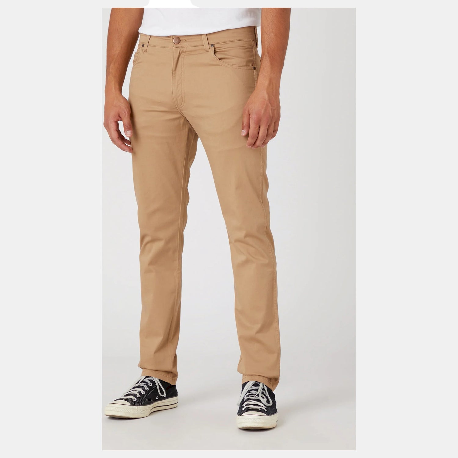 Wrangler Calcas Trousers W18sea Camel Camel_shot4