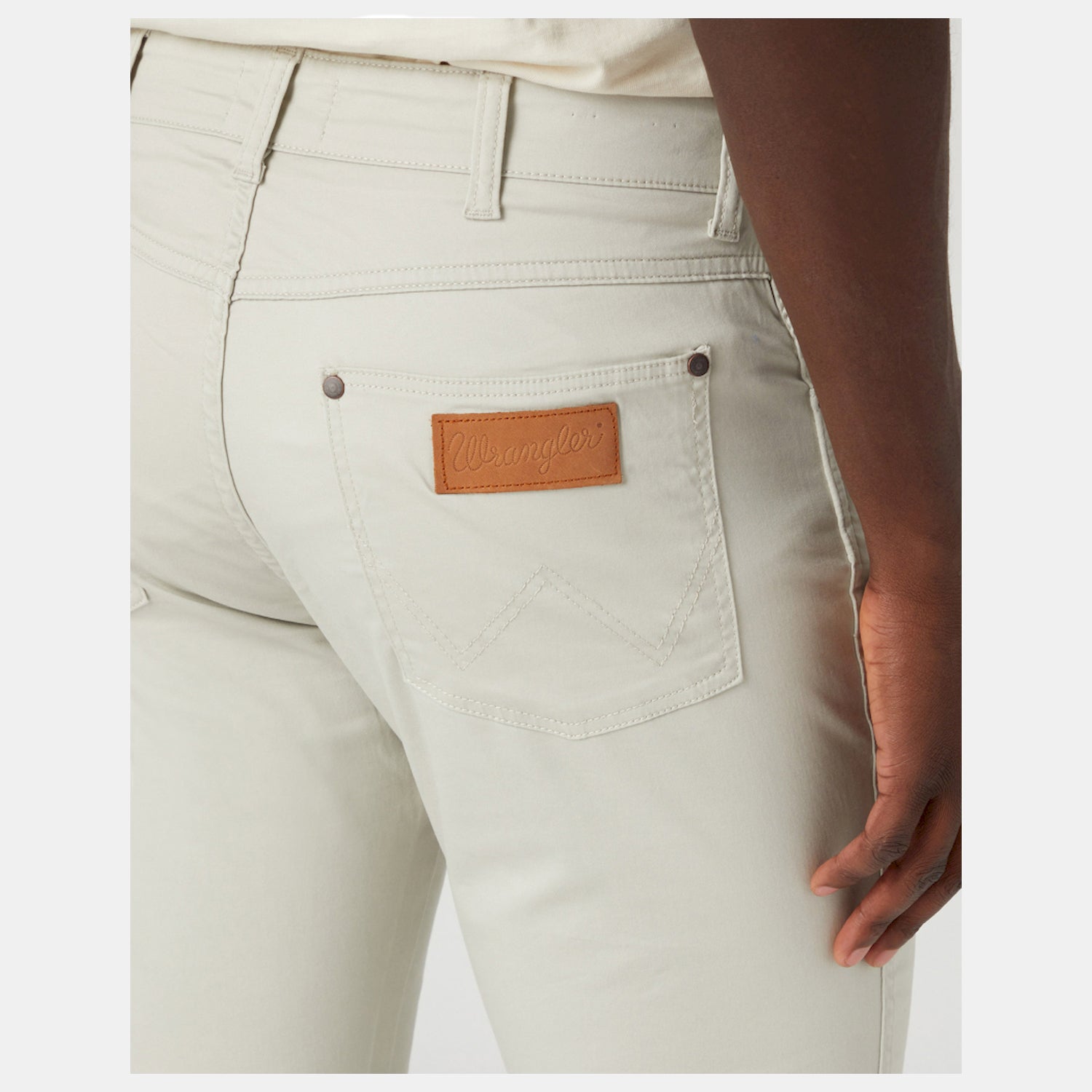 Wrangler Calcas Trousers W18sea Offwhite Branco_shot3