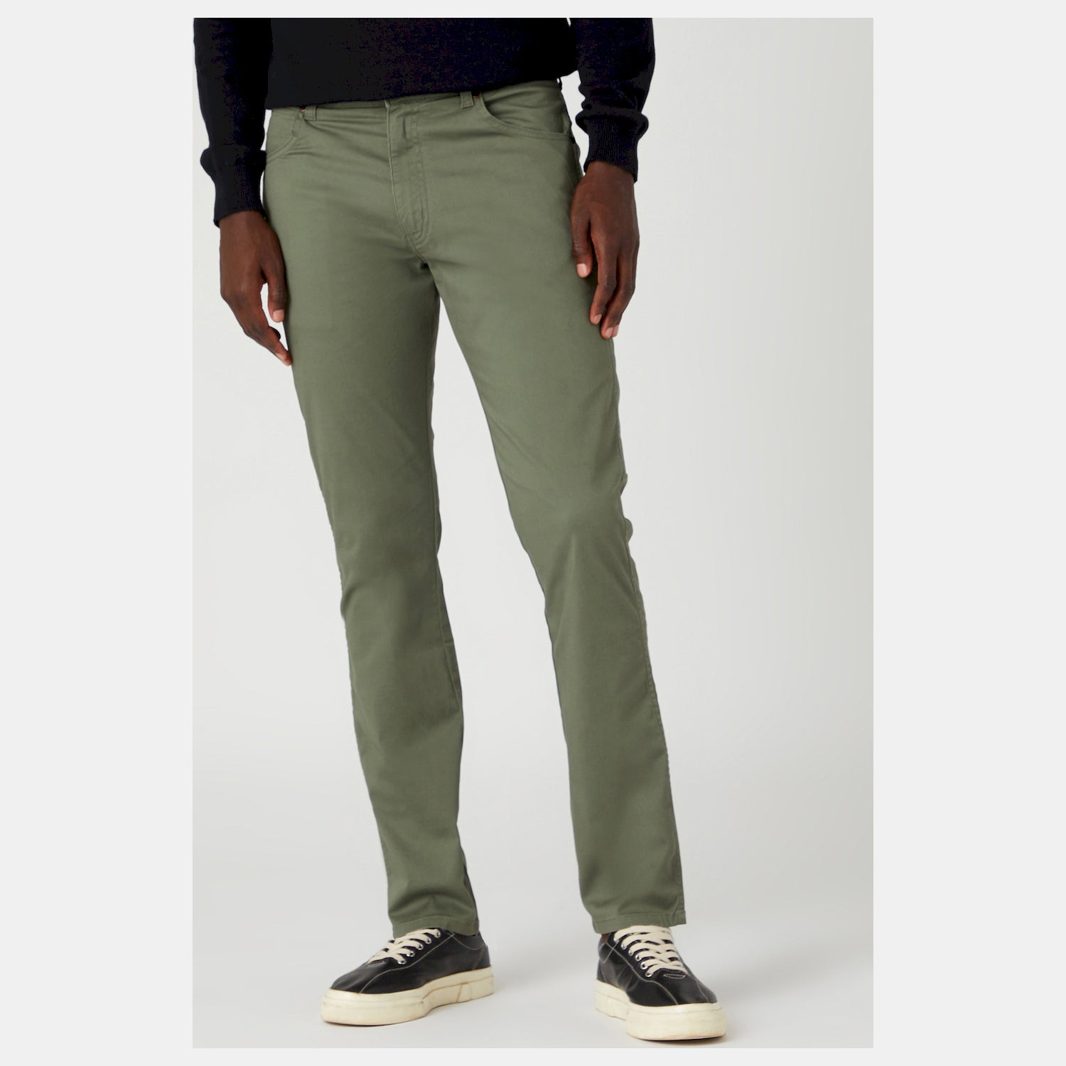 Wrangler Calcas Trousers W18sea Olive Olive_shot2