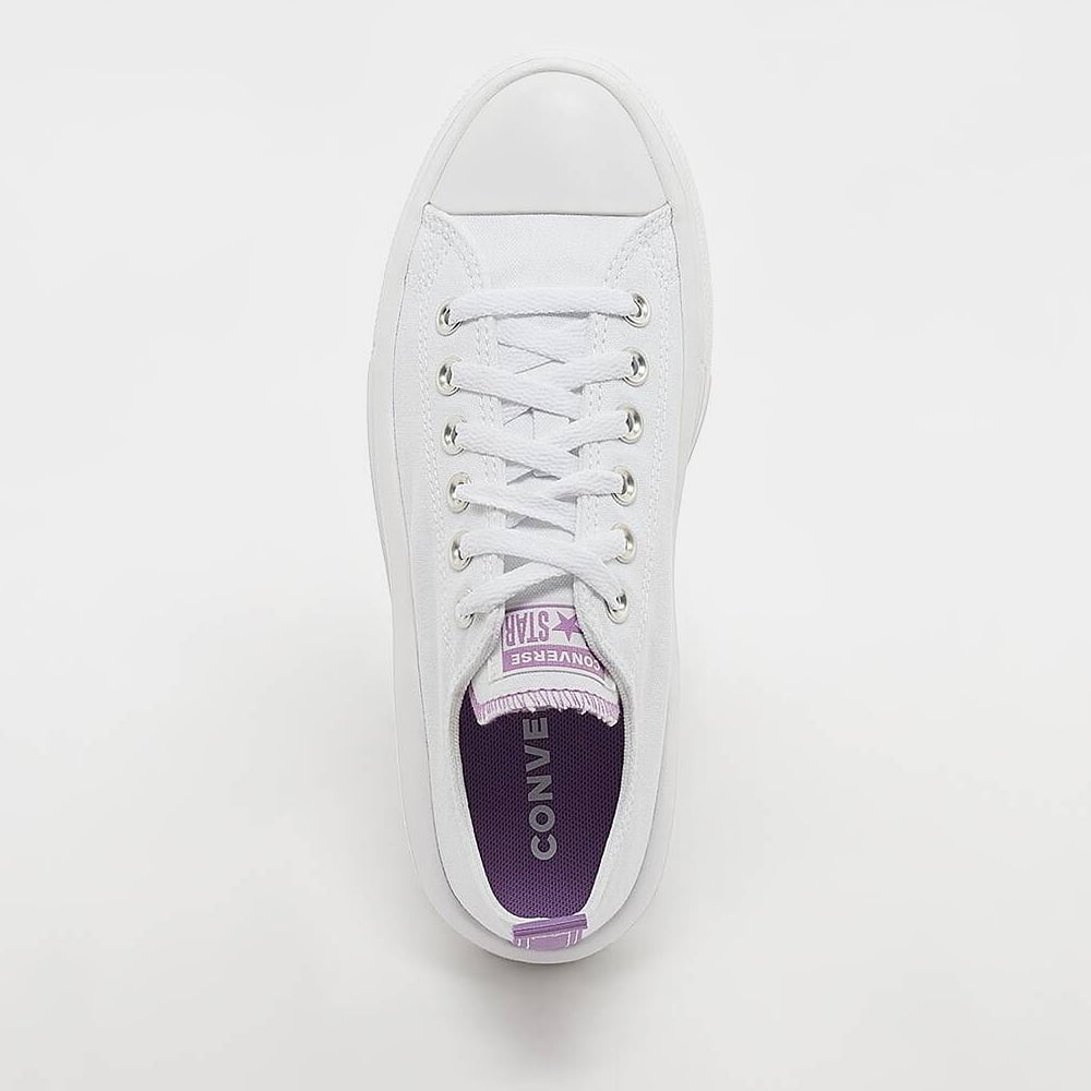 All Star Converse Sapatilhas Sneakers Shoes 271717c White Lila Branco Lilac Shot11
