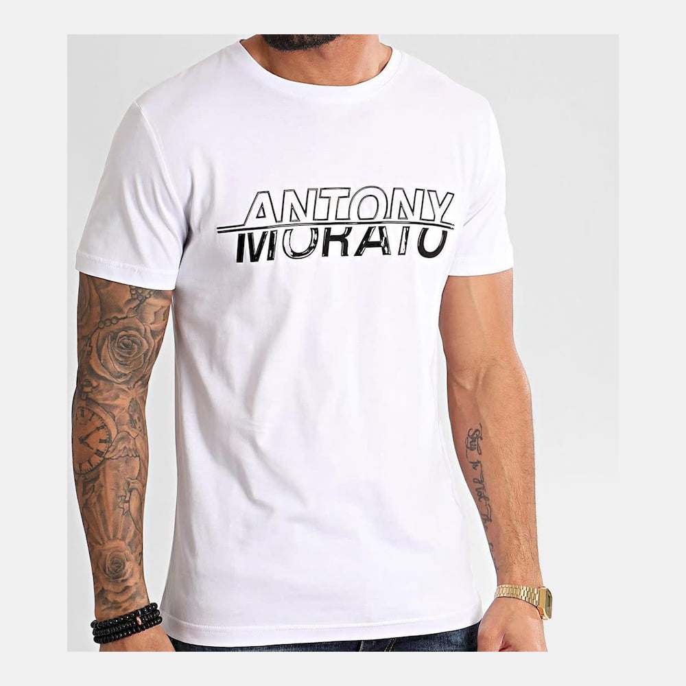 Antony Morato T Shirt Mmks01816 White Branco Shot6