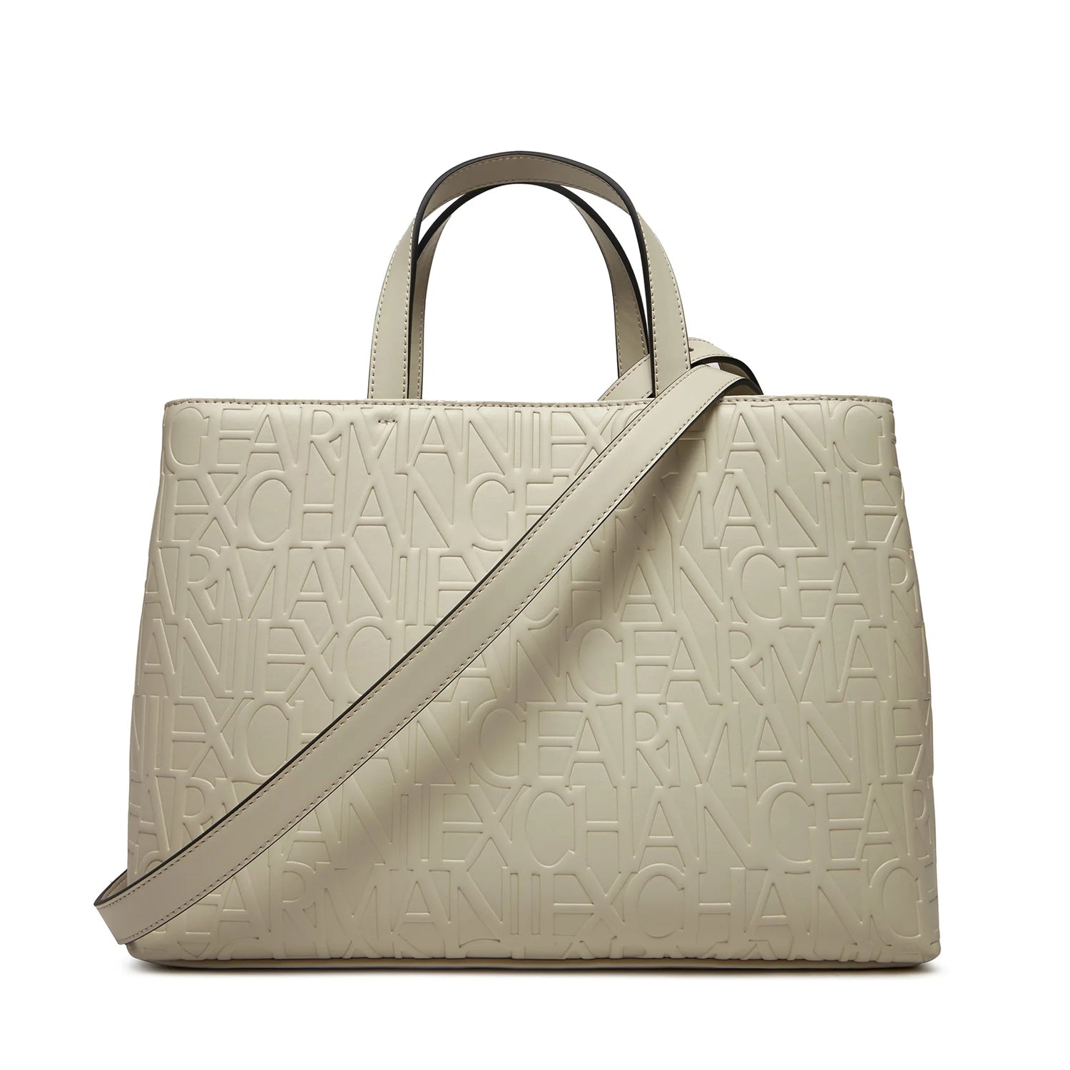 Bolsa Armani Exchange Exchange Beige