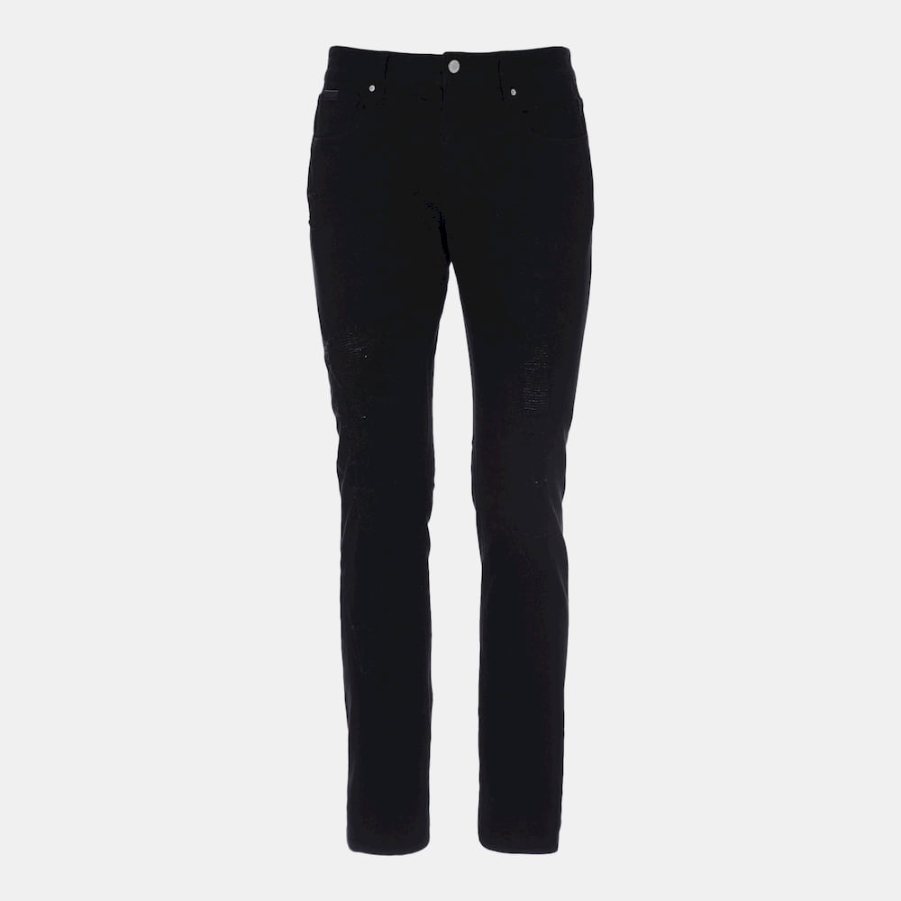 Armani Calças Trousers Zj14 Z1aaz Black Preto Shot8