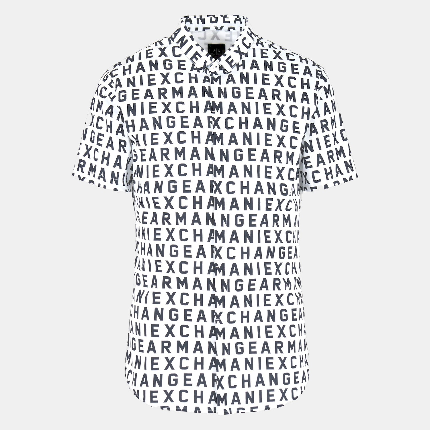 Armani Camisa  Shirt 3dzc04 Zneaz White.logo Branco_shot4