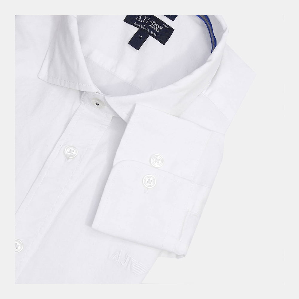 Armani Camisa Shirt B6c74 Na White Branco Shot4