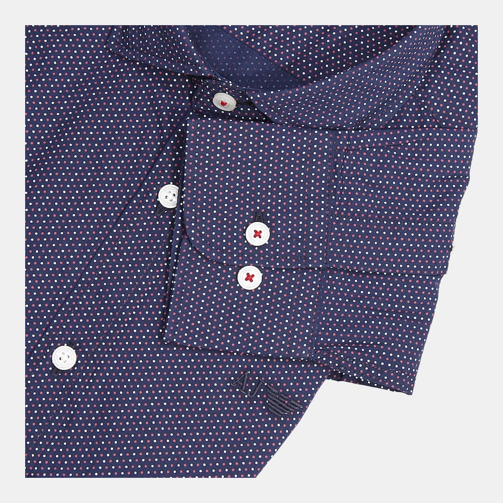 Armani Camisa Shirt B6c74 Ng Blue Azul Shot4