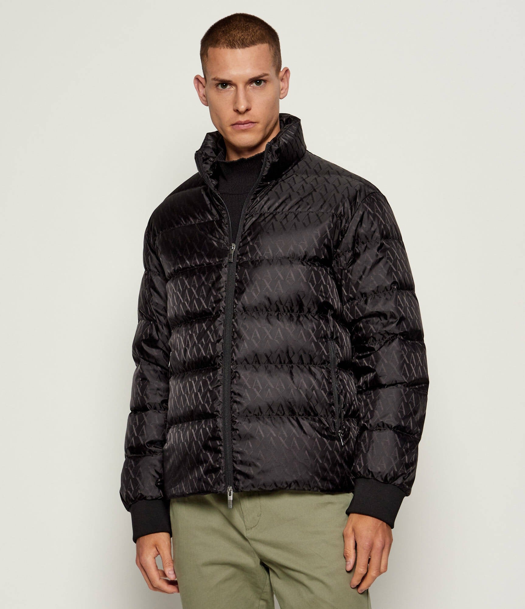 Armani Exchange Blusao Jackets Xm001580 Af16628 Black.logo Preto_shot1