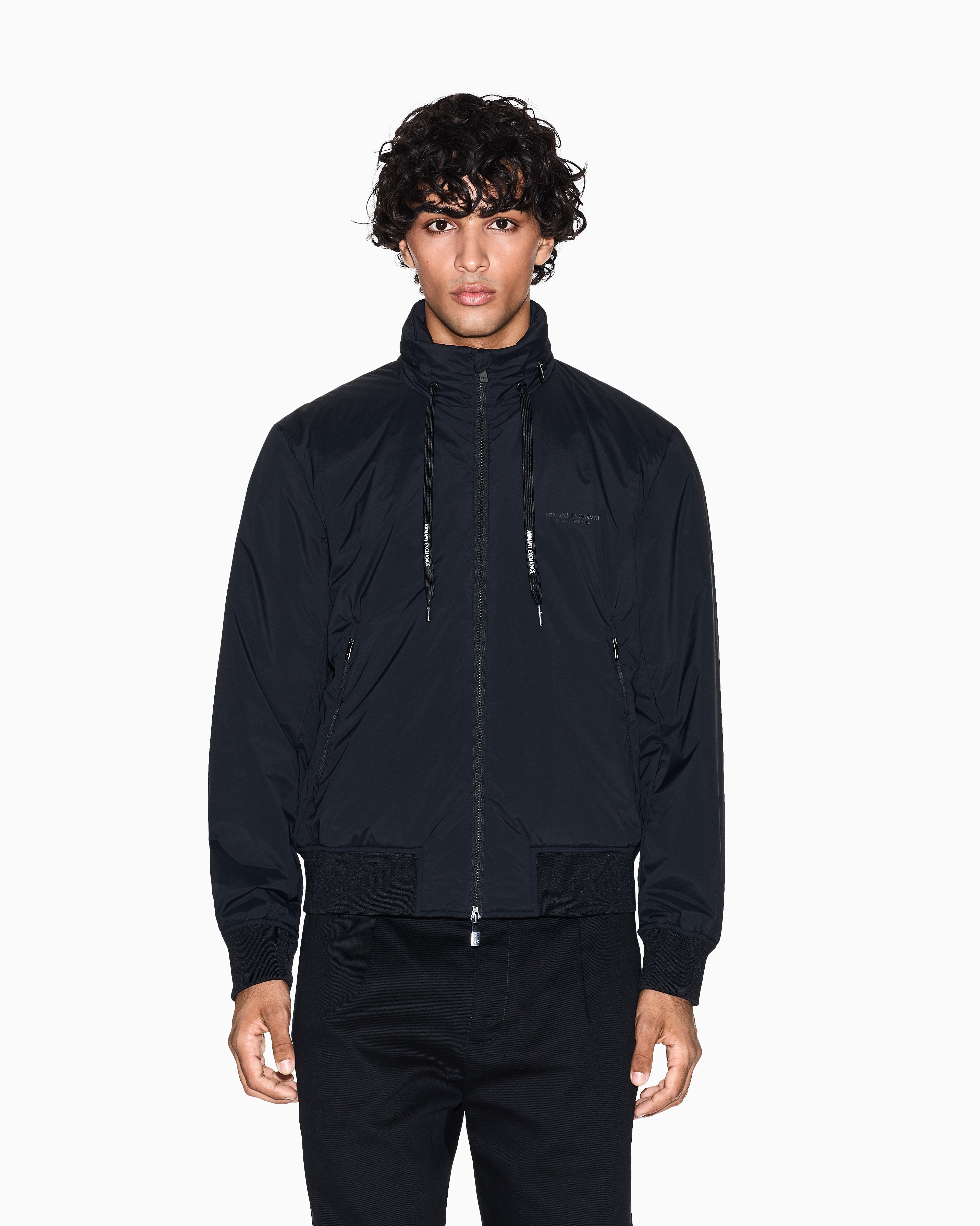 Armani Exchange Blusao Jackets Xm001583 Af19196 Black Preto_shot3