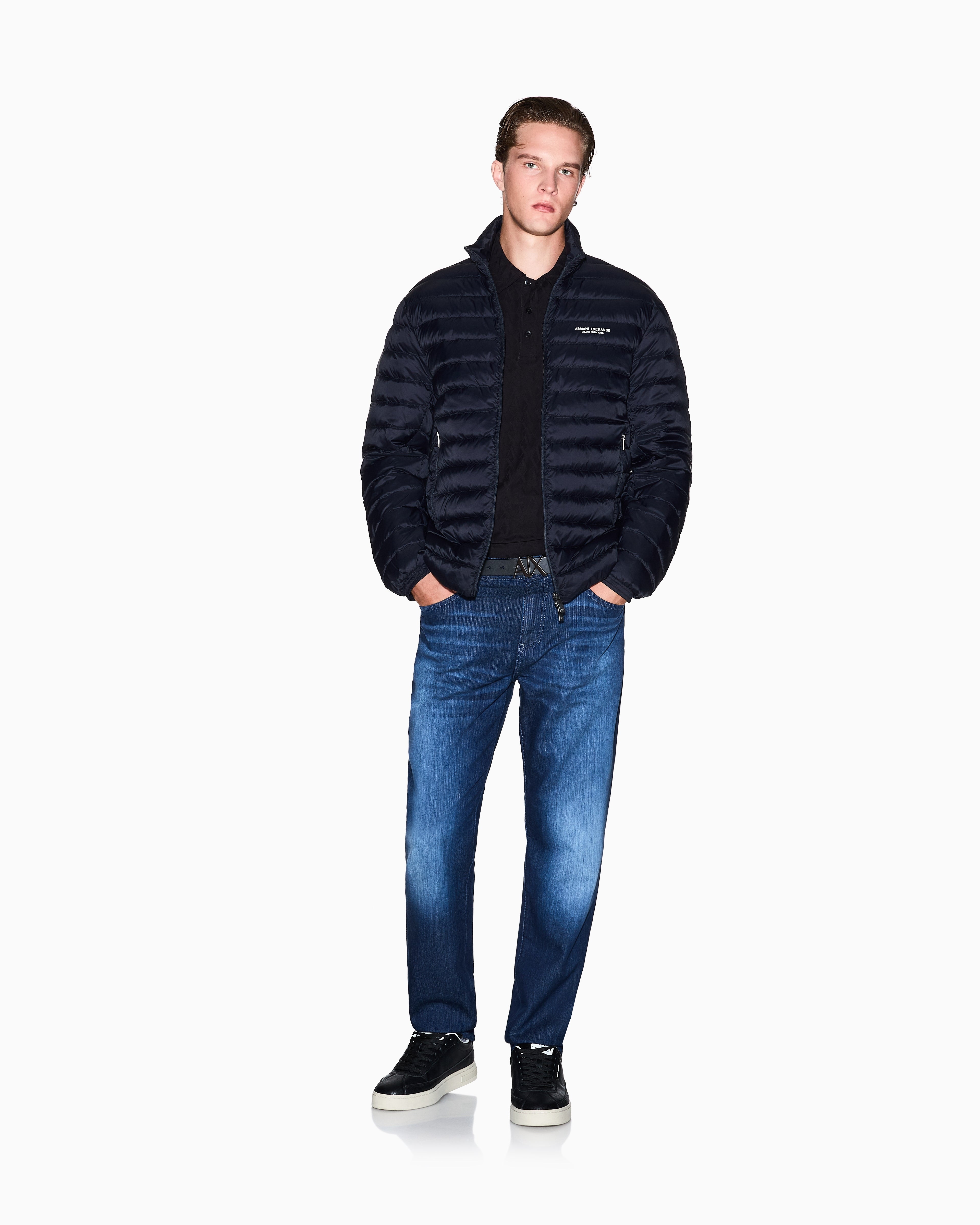 Armani Exchange Blusao Jackets Xm001919 Af16927 Navy Navy_shot2