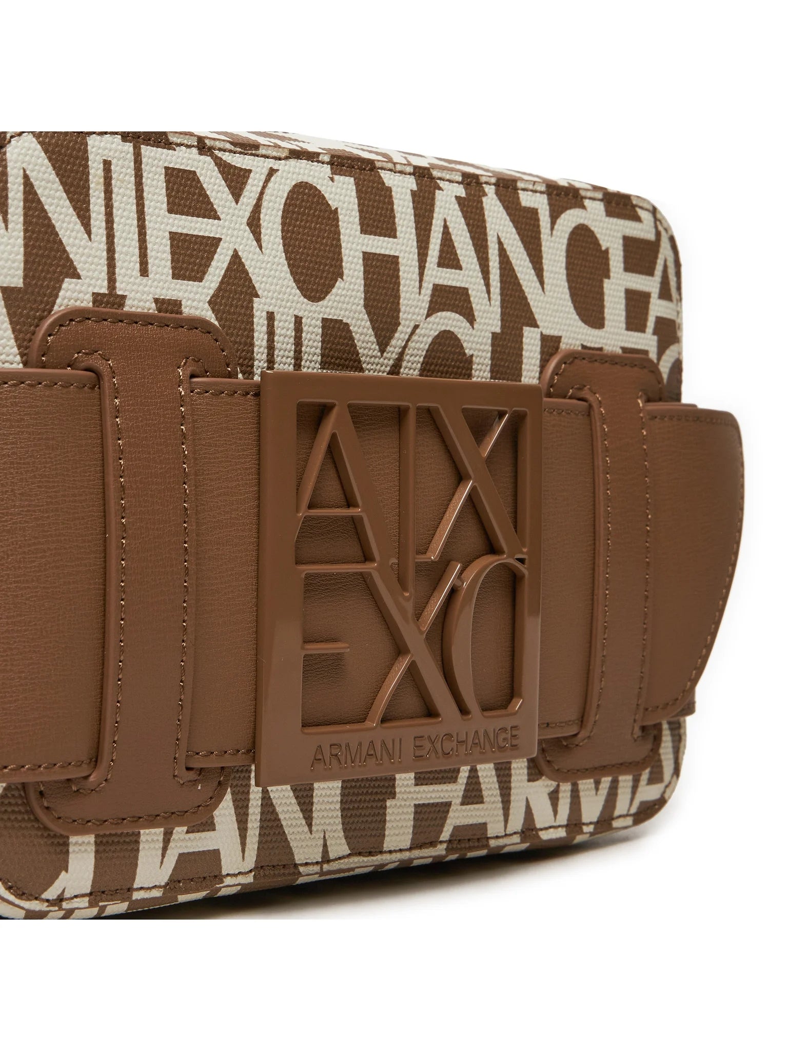 Armani Exchange Bolsa Bag 942699 3f742 Brown Whit Castanho Branco_shot3