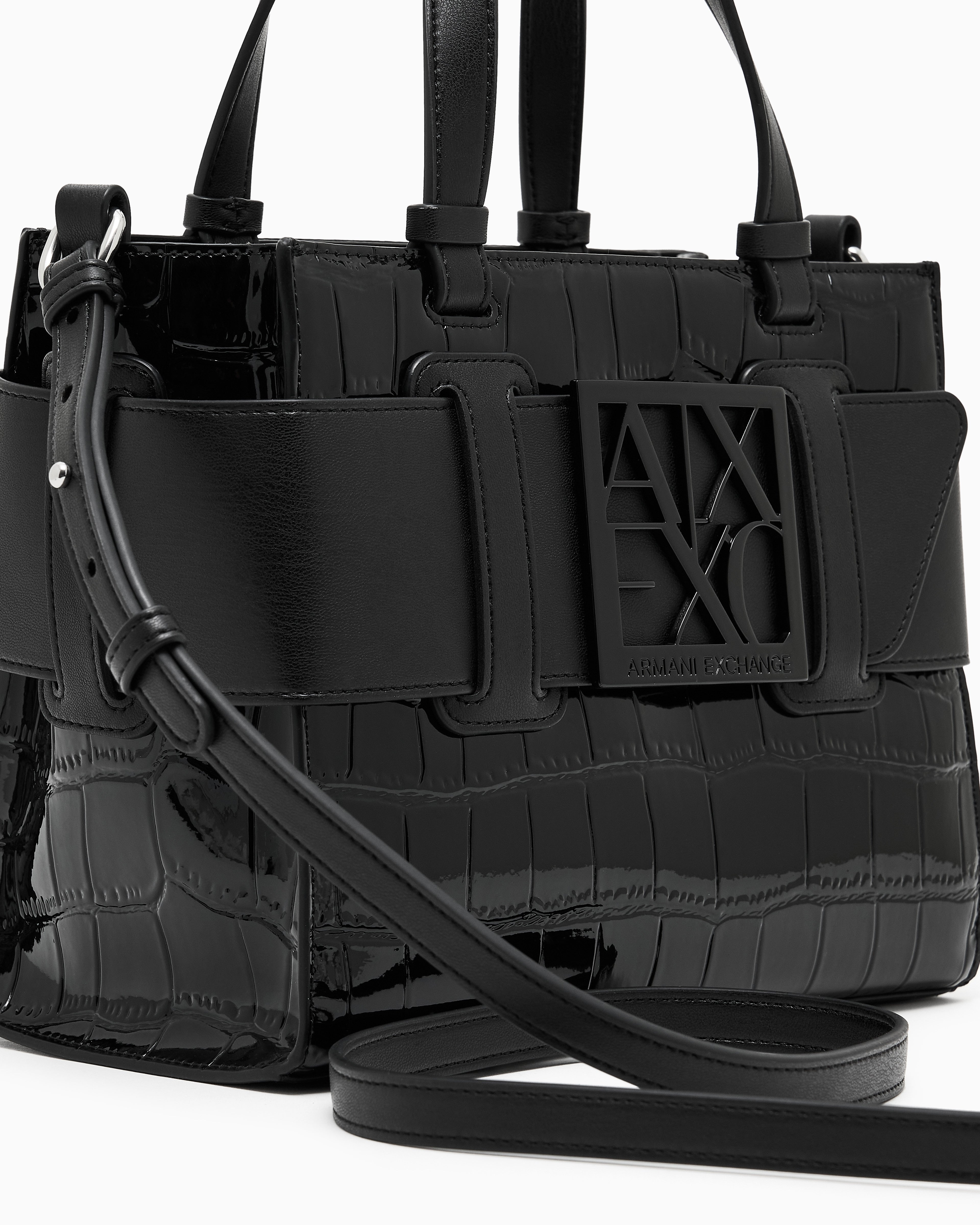 Armani Exchange Bolsa Bag Xw000392 Af17144 Black Preto_shot2