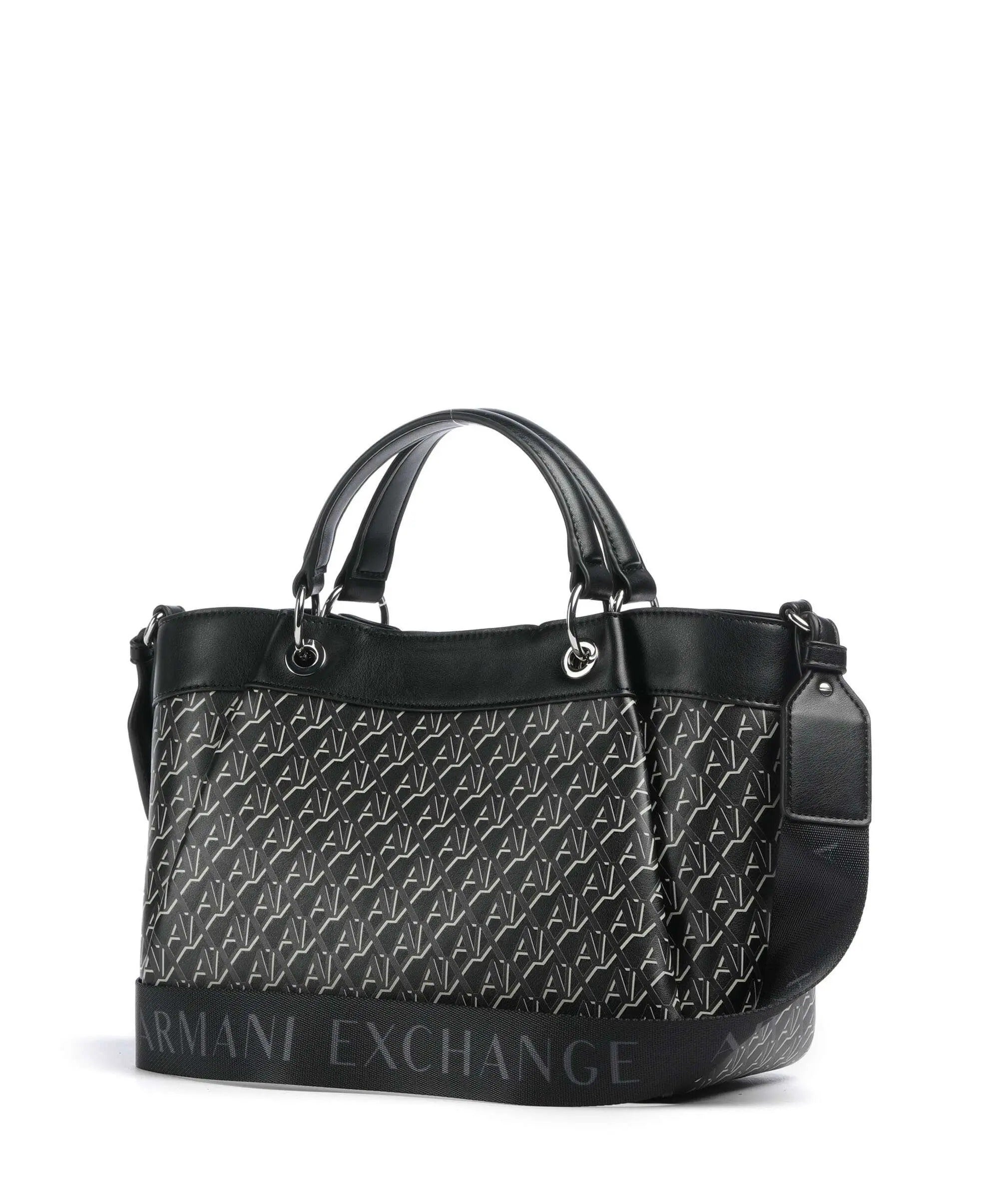 Armani Exchange Bolsa Bag Xw000393 Af17145 Black Preto_shot2